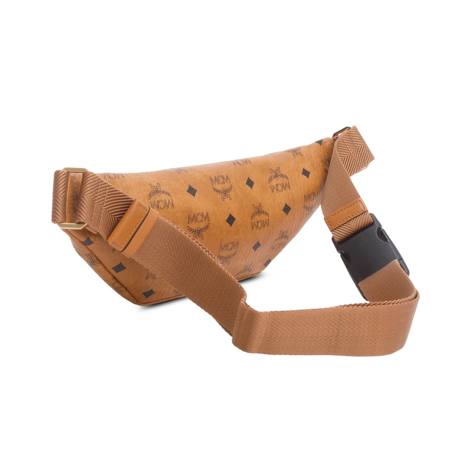 MCM Cognac Visetos Fursten Belt Bag