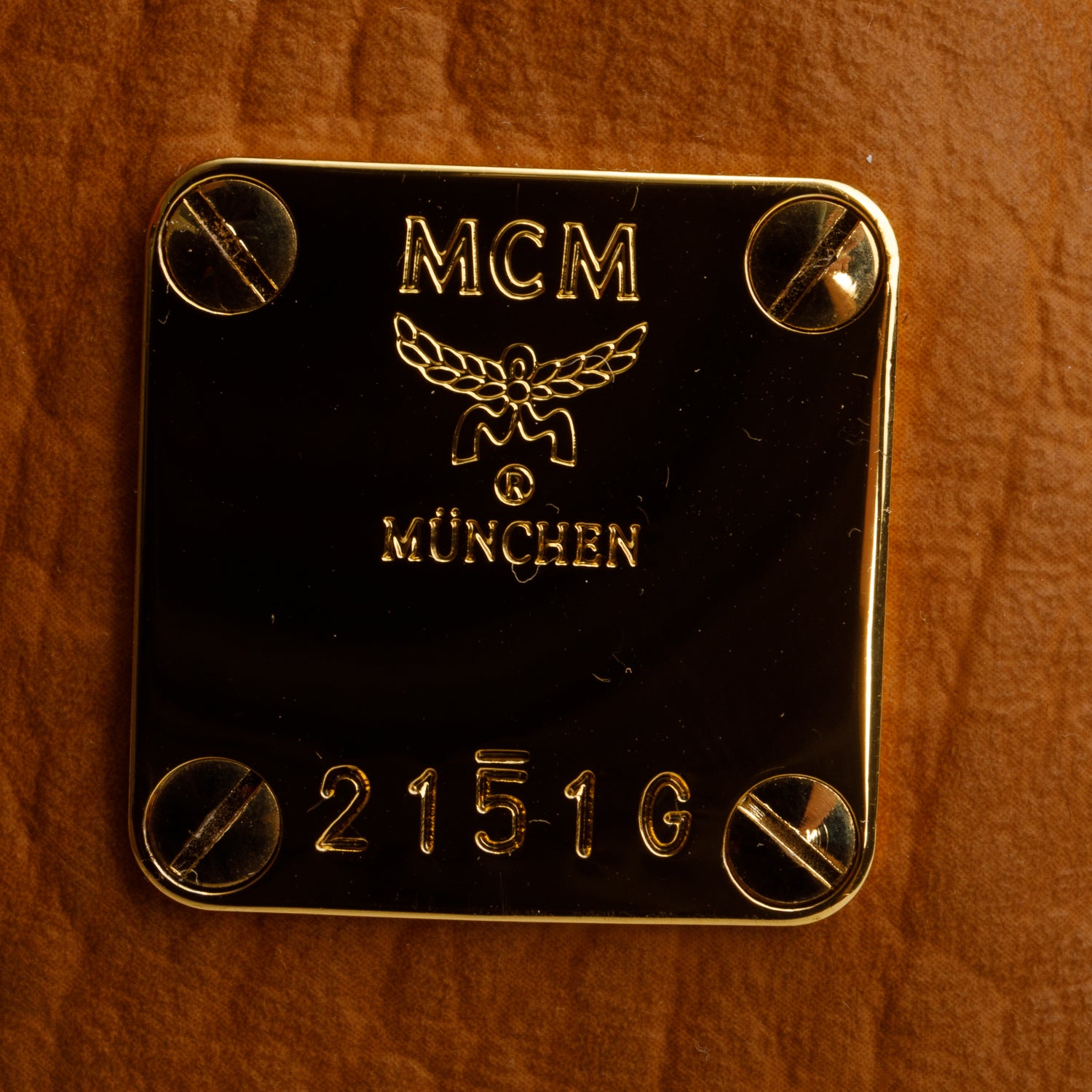 MCM Cognac Visetos Fursten Belt Bag