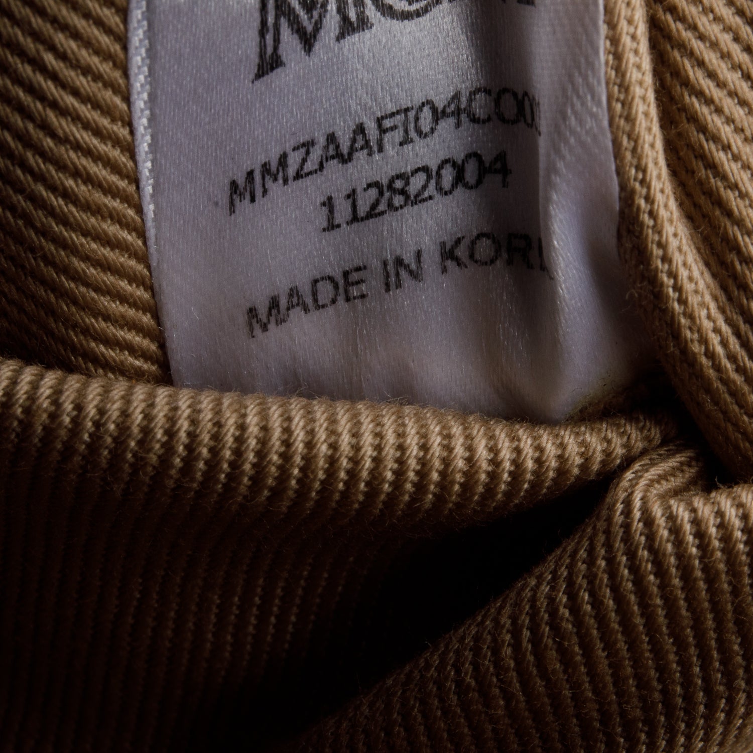 MCM Cognac Visetos Fursten Belt Bag