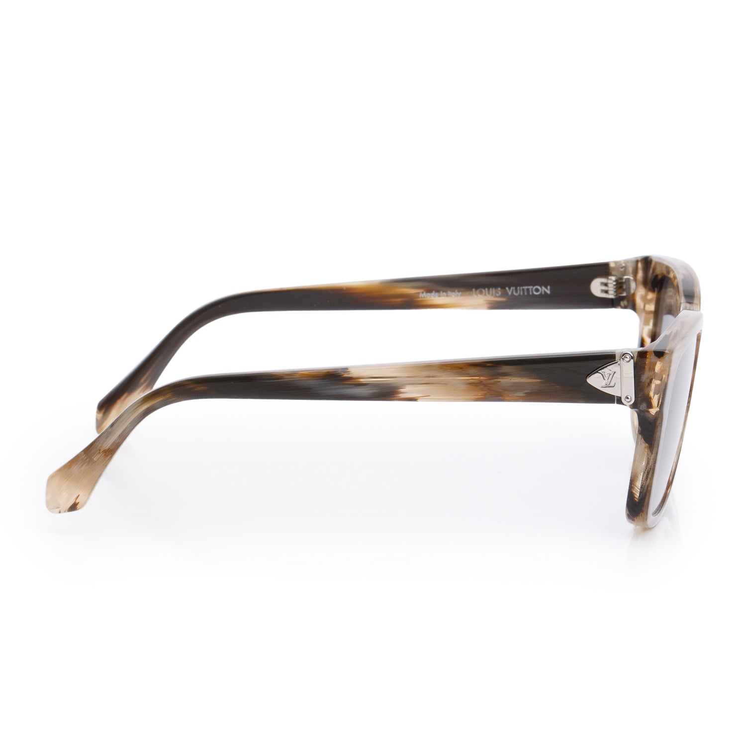Louis Vuitton 2022 Z1785W Grey Acetate LV Glide Square Sunglasses w/ Box & Case