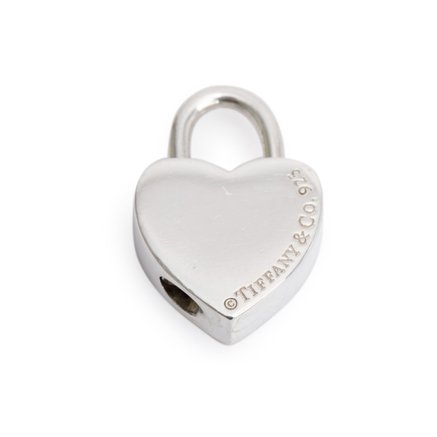 Tiffany & Co. Sterling Silver Return To Tiffany Heart Lock Charm