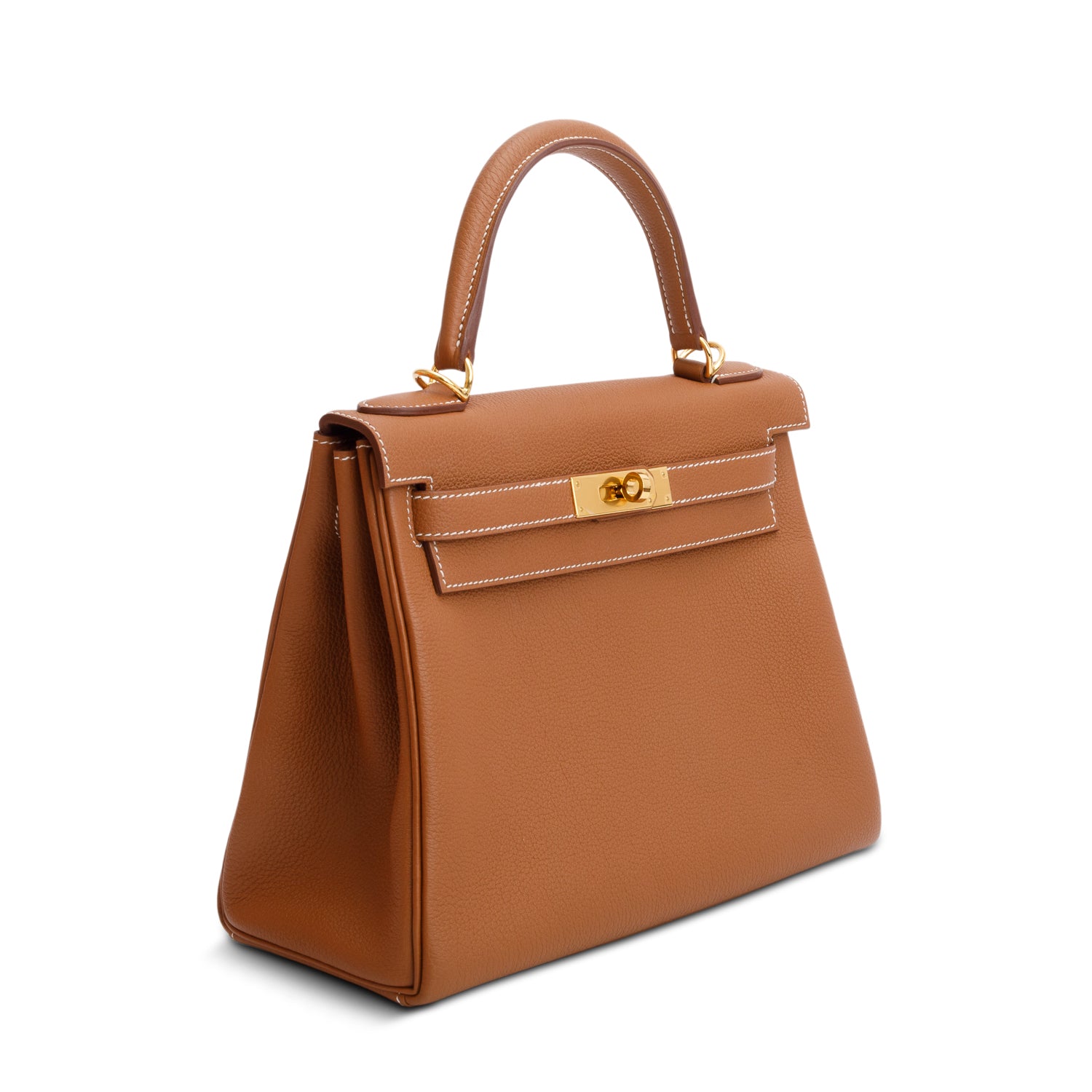 Hermes 2025 Gold Togo Kelly II Retourne 28 w/ Box & Strap