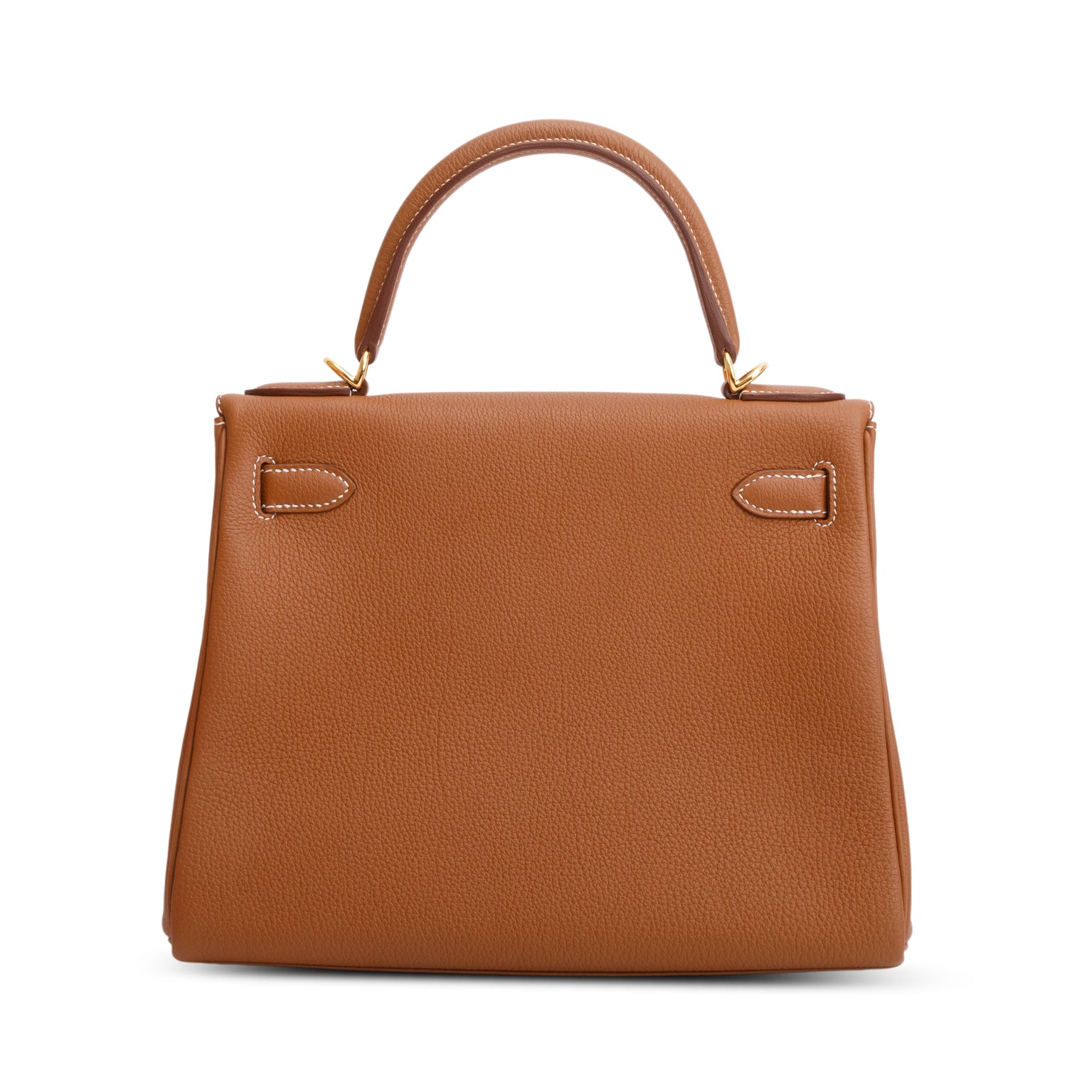 Hermes 2025 Gold Togo Kelly II Retourne 28 w/ Box & Strap