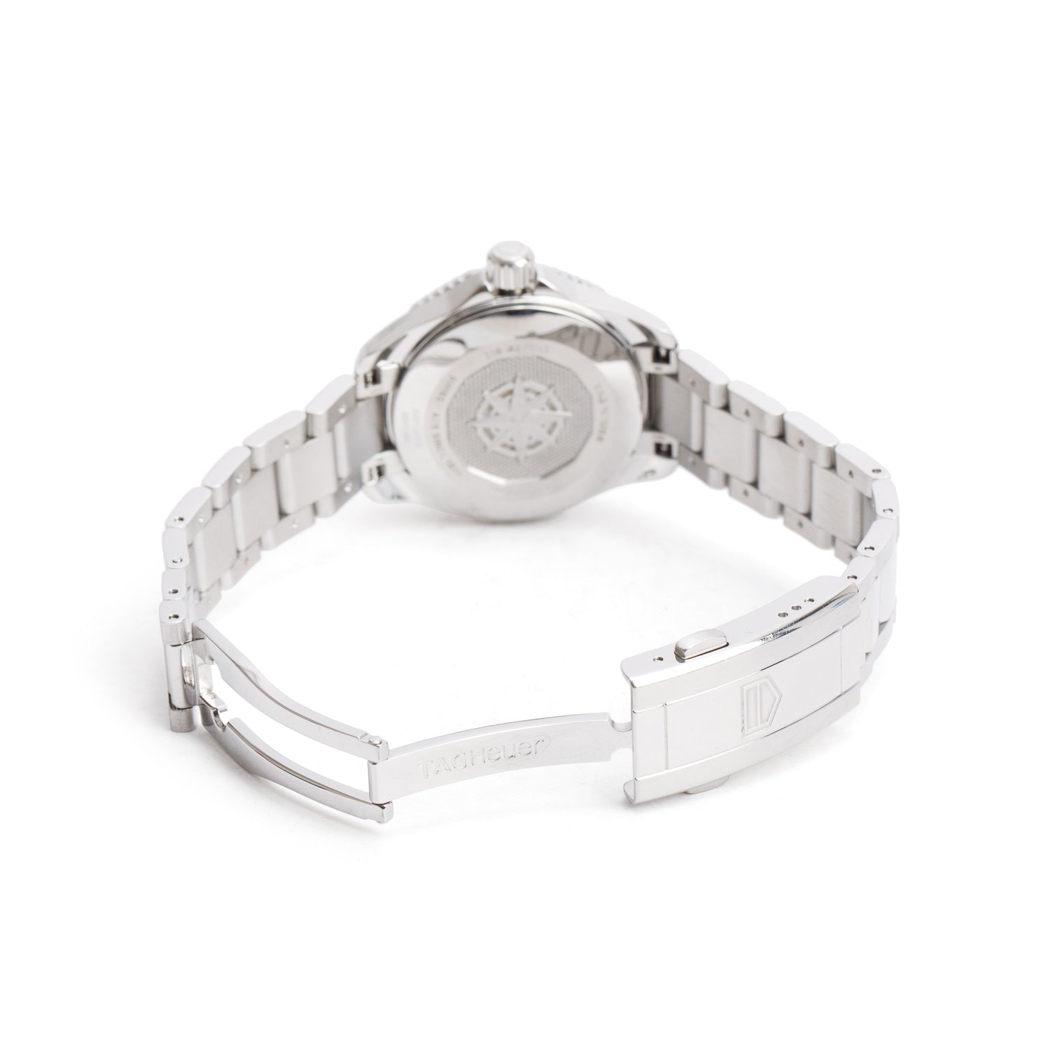 Tag Heuer Stainless Steel Aquaracer Professional 200M 30 MM Quartz Watch White Dial WBP1411-0 w/ Box & Papers