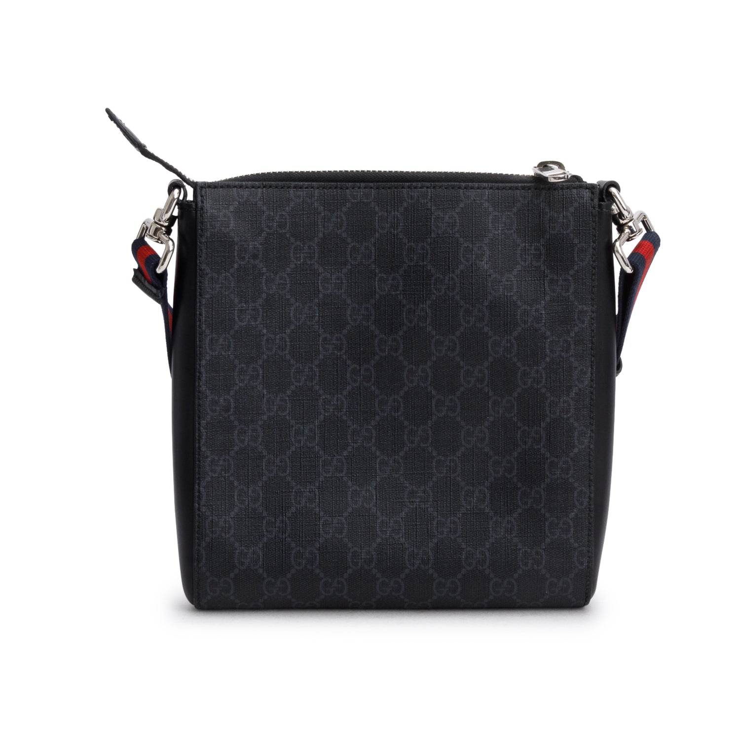 Gucci Black GG Supreme Small Messenger Bag