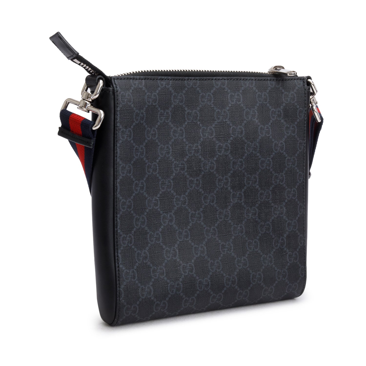 Gucci Black GG Supreme Small Messenger Bag