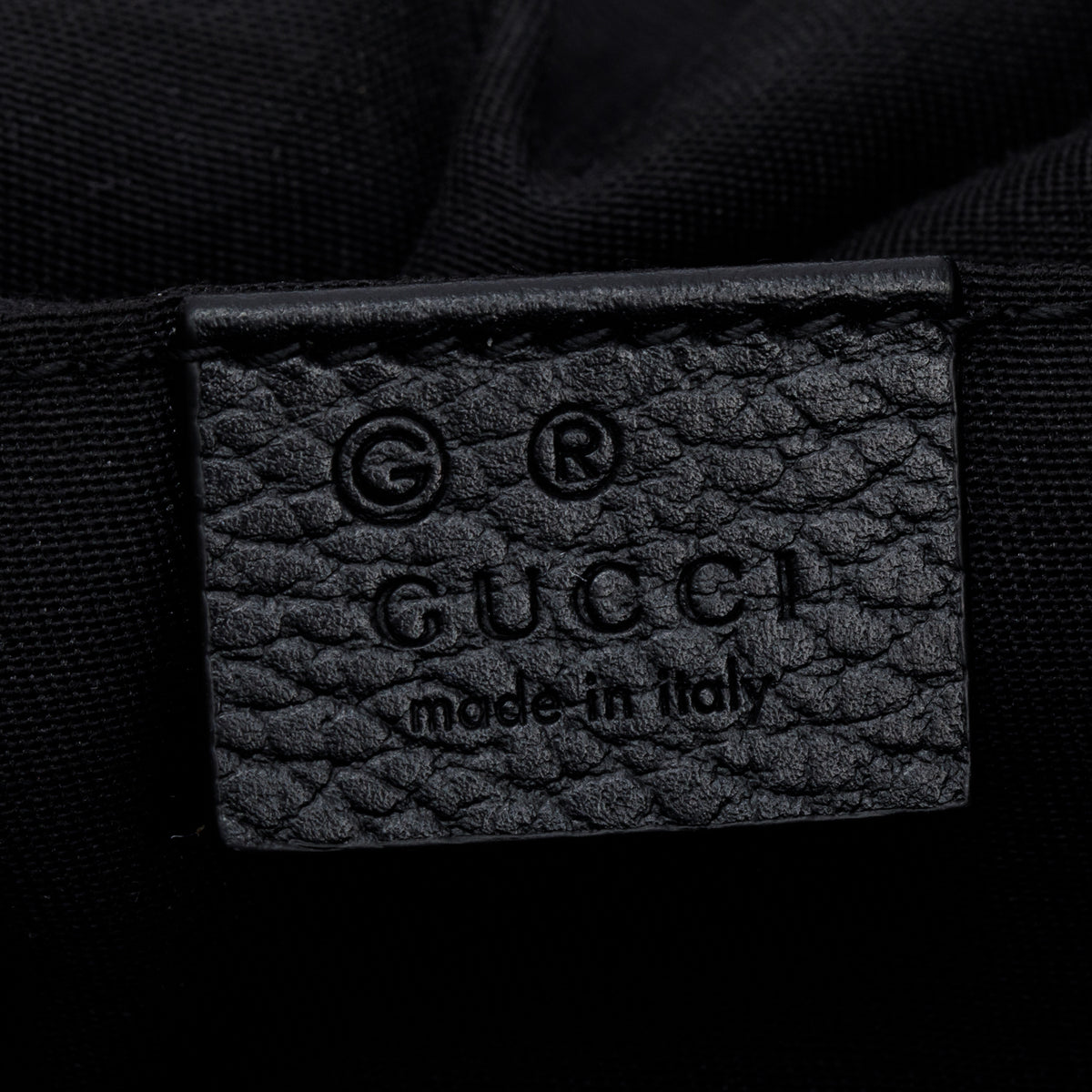 Gucci Black GG Nylon Waist Pouch Belt Bag