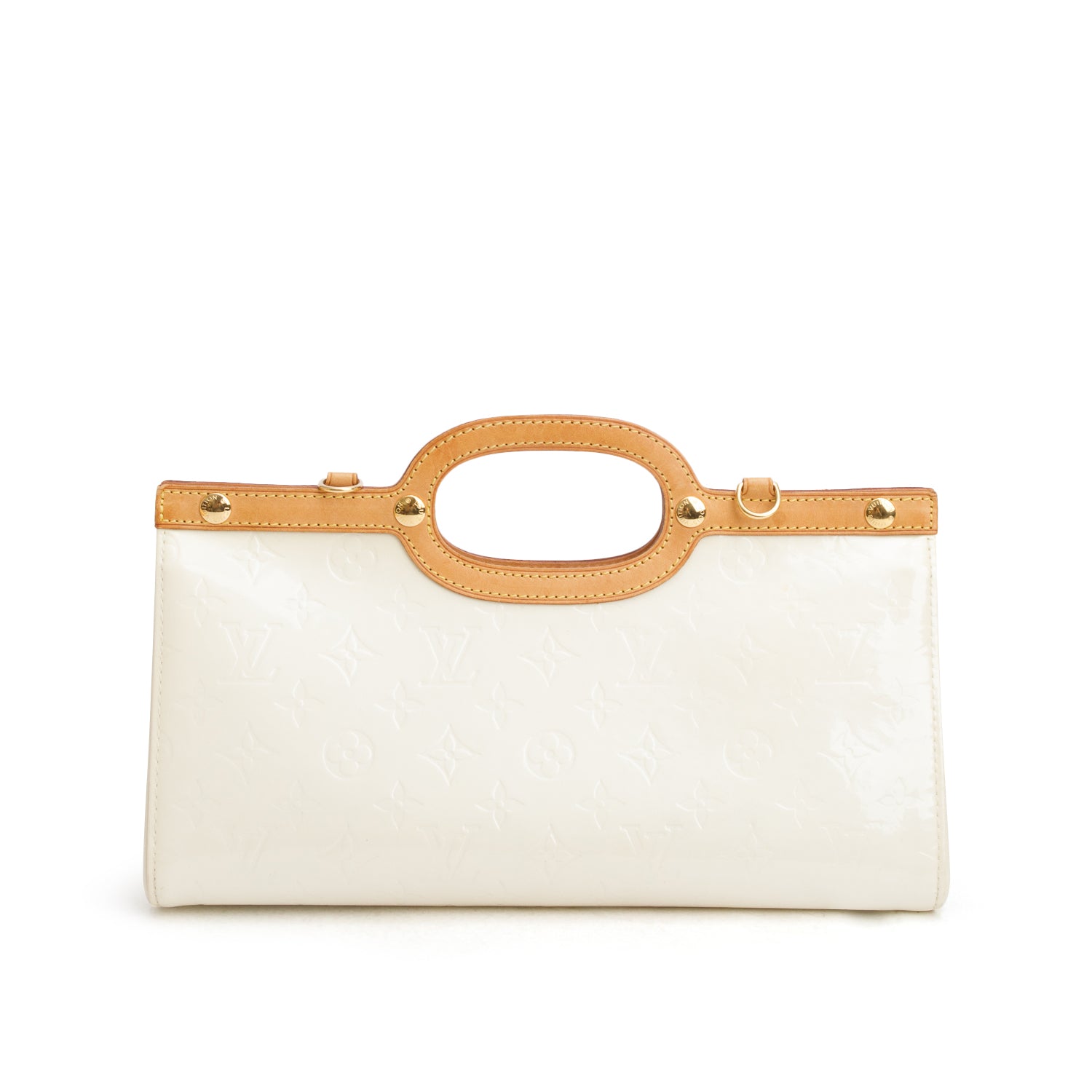 Louis Vuitton Neutral Monogram Vernis Roxbury w/ Strap