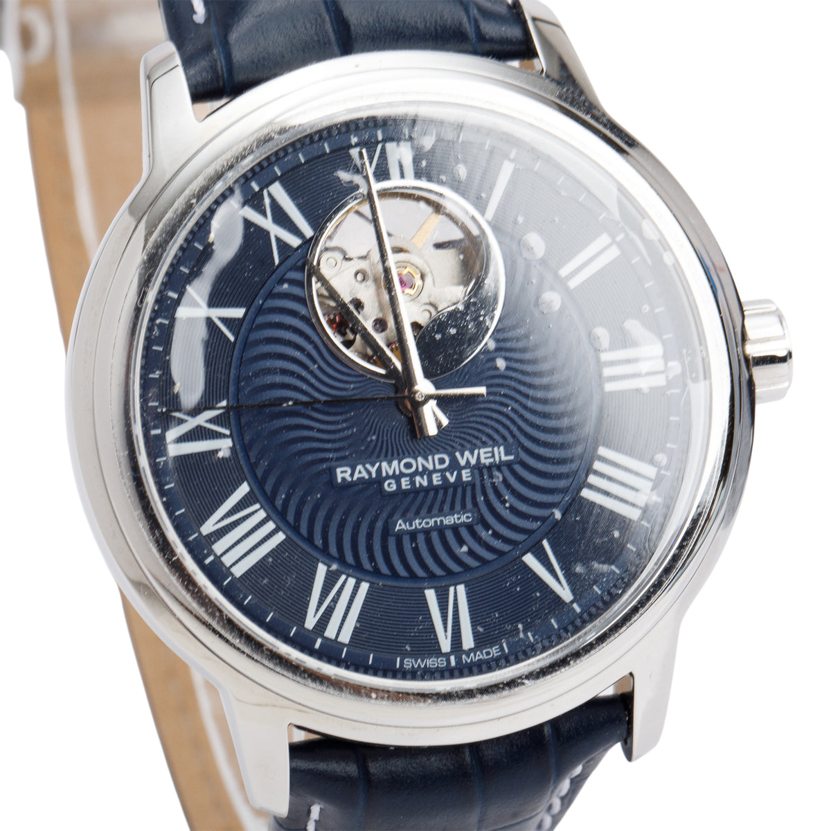 Raymond Weil 2024 Stainless Steel Maestro 39.5 MM Automatic Watch Blue Dial 2227 w/ Box & Papers