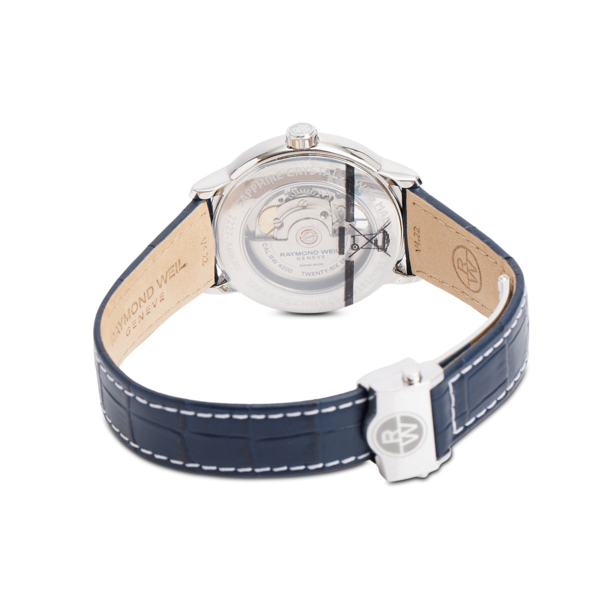Raymond Weil 2024 Stainless Steel Maestro 39.5 MM Automatic Watch Blue Dial 2227 w/ Box & Papers