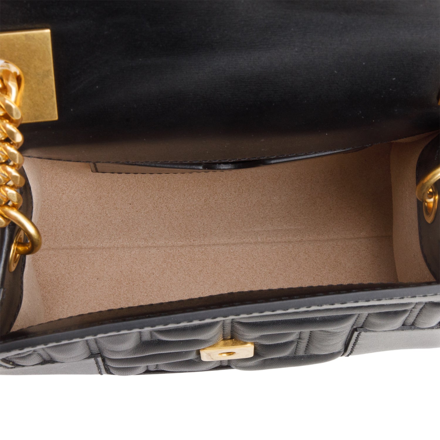 Balmain Black Soft Quilted Lambskin 1945 Small Bag