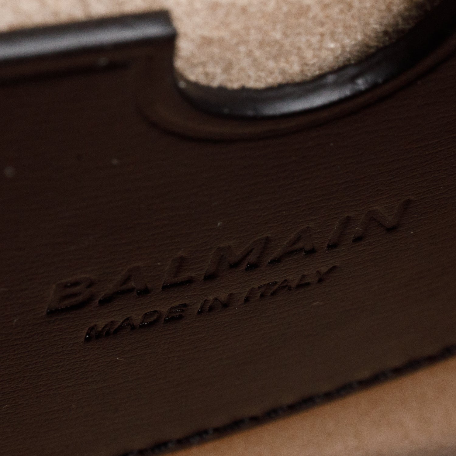 Balmain Black Soft Quilted Lambskin 1945 Small Bag