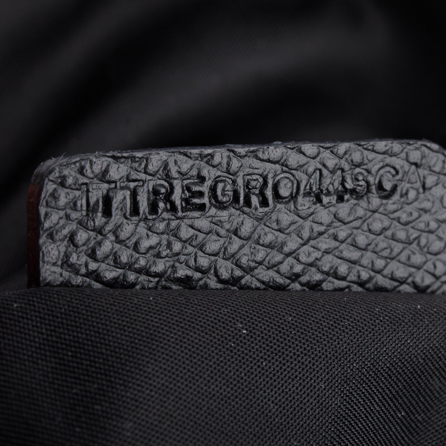 Burberry Black Smoked Check Nylon Messenger Bag