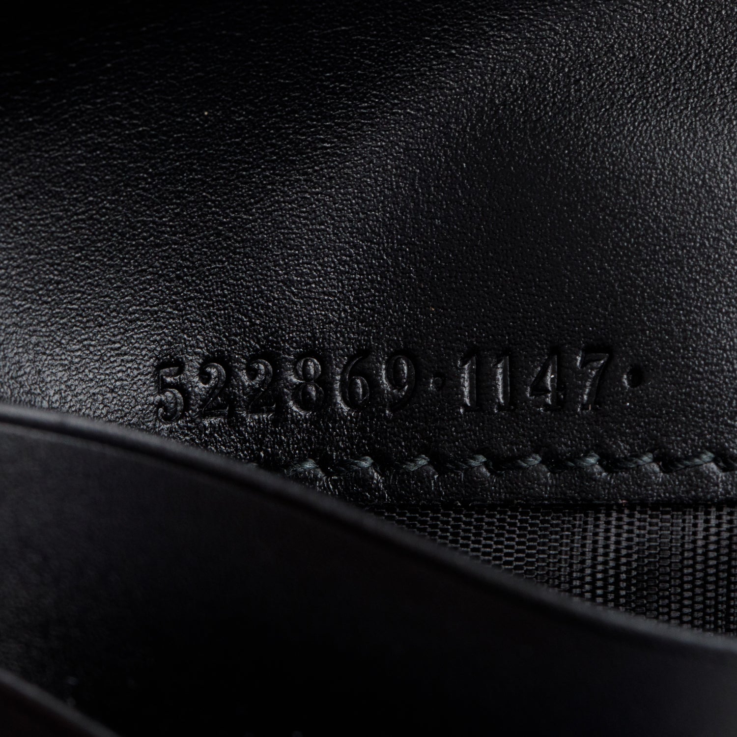 Gucci Black Guccissima Leather Bi-Fold Wallet w/ Box