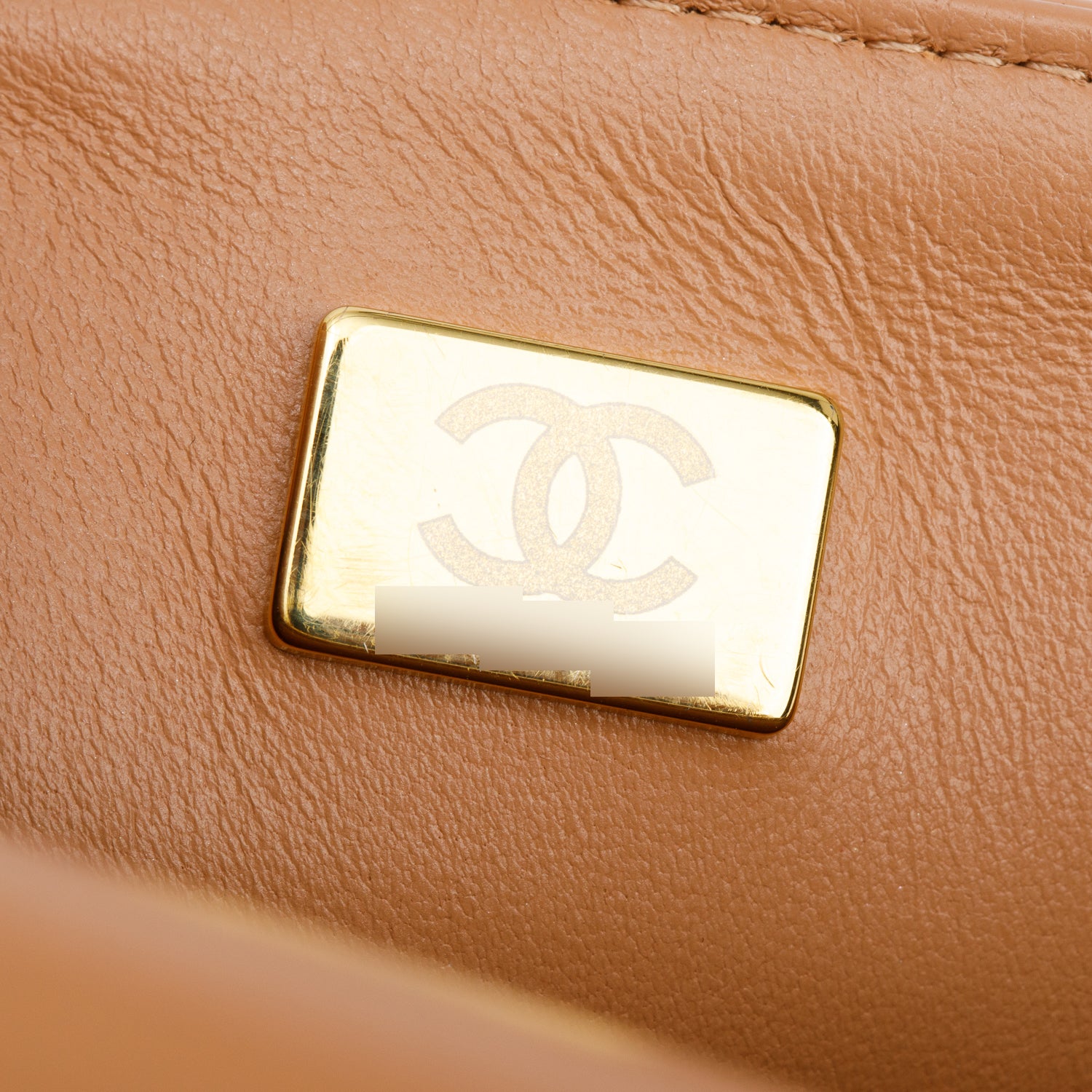 Chanel Brown Lambskin Quilted Mini Top Handle Rectangular Flap