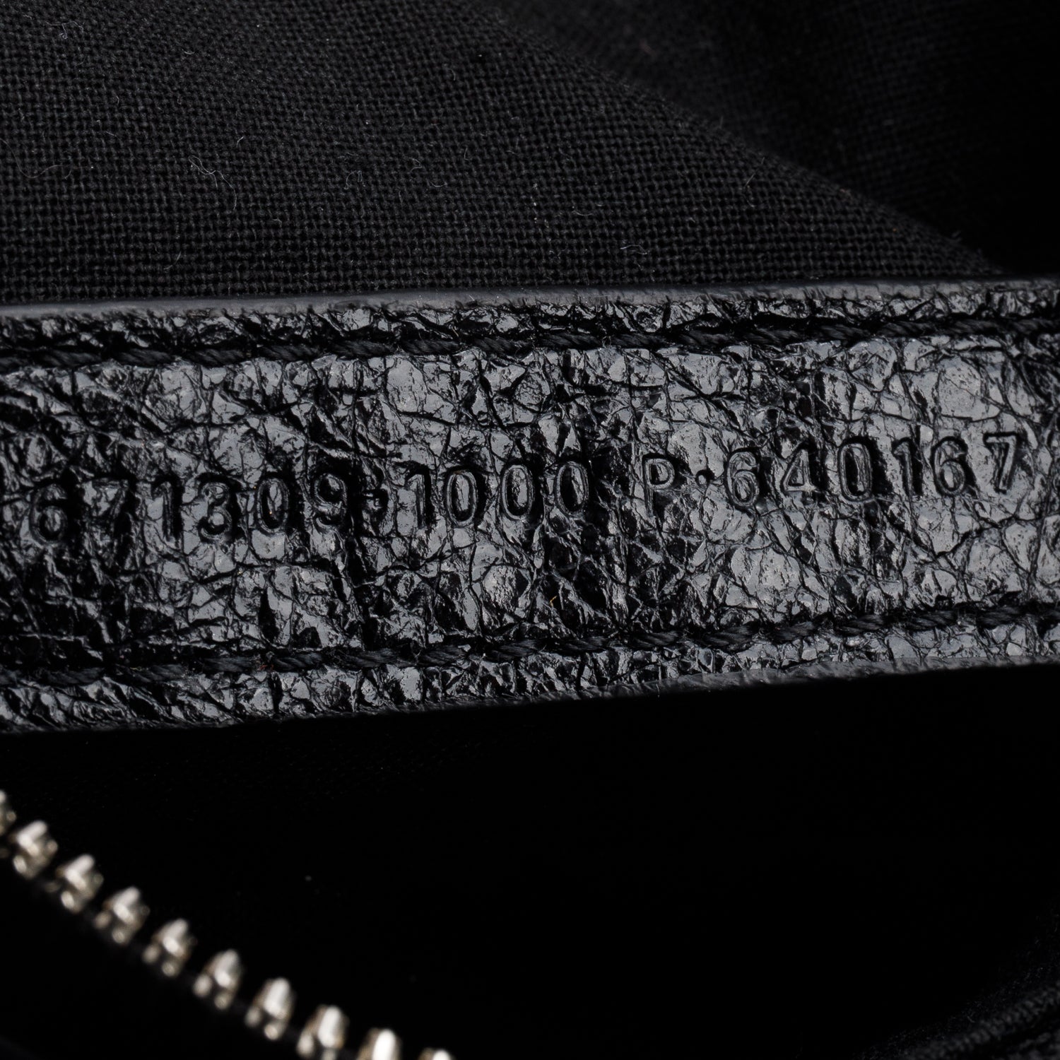 Balenciaga Black Arena Calfskin Leather Le Cagole XS Chain Shoulder Bag