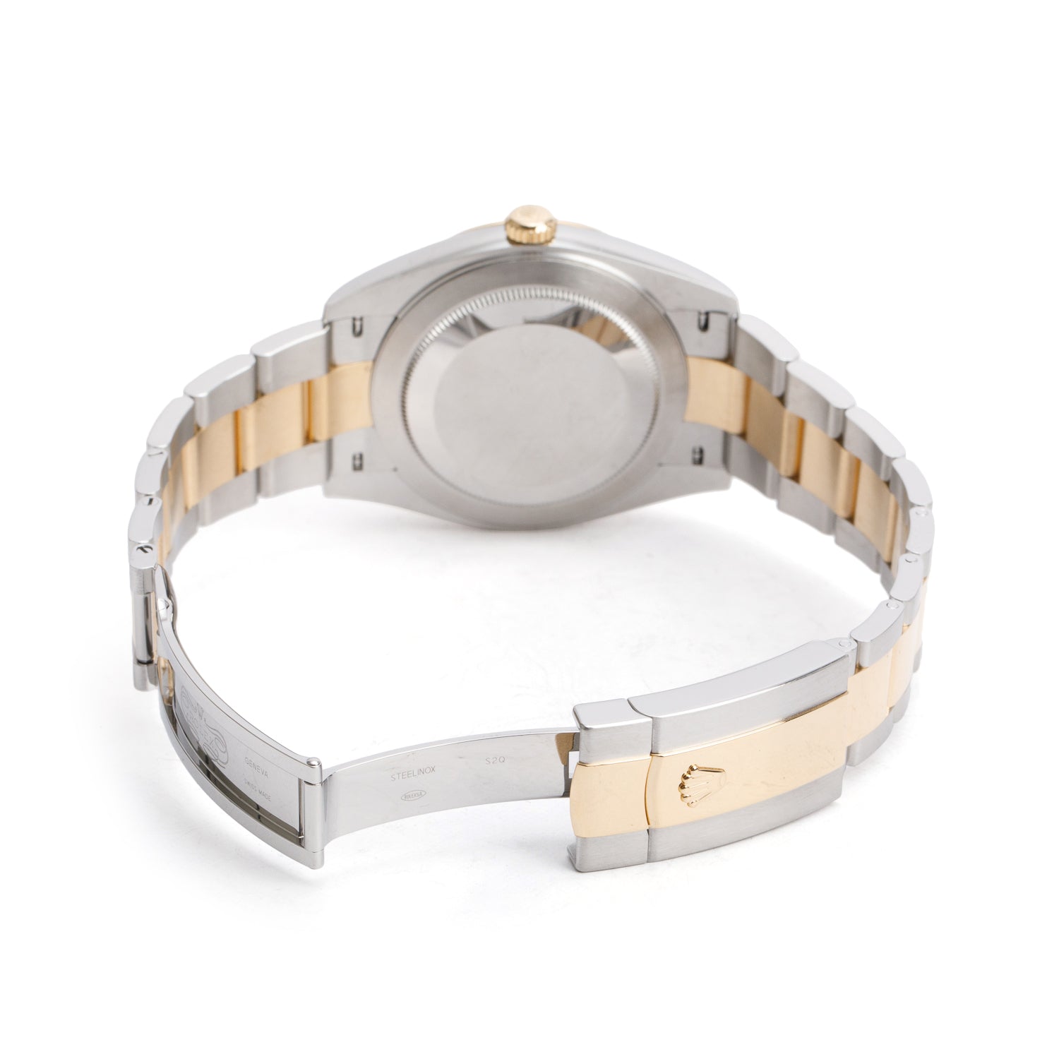 Rolex Stainless Steel & 18k Yellow Gold Datejust 41 MM Automatic Watch Wimbledon Dial 126333 w/ Box & Papers