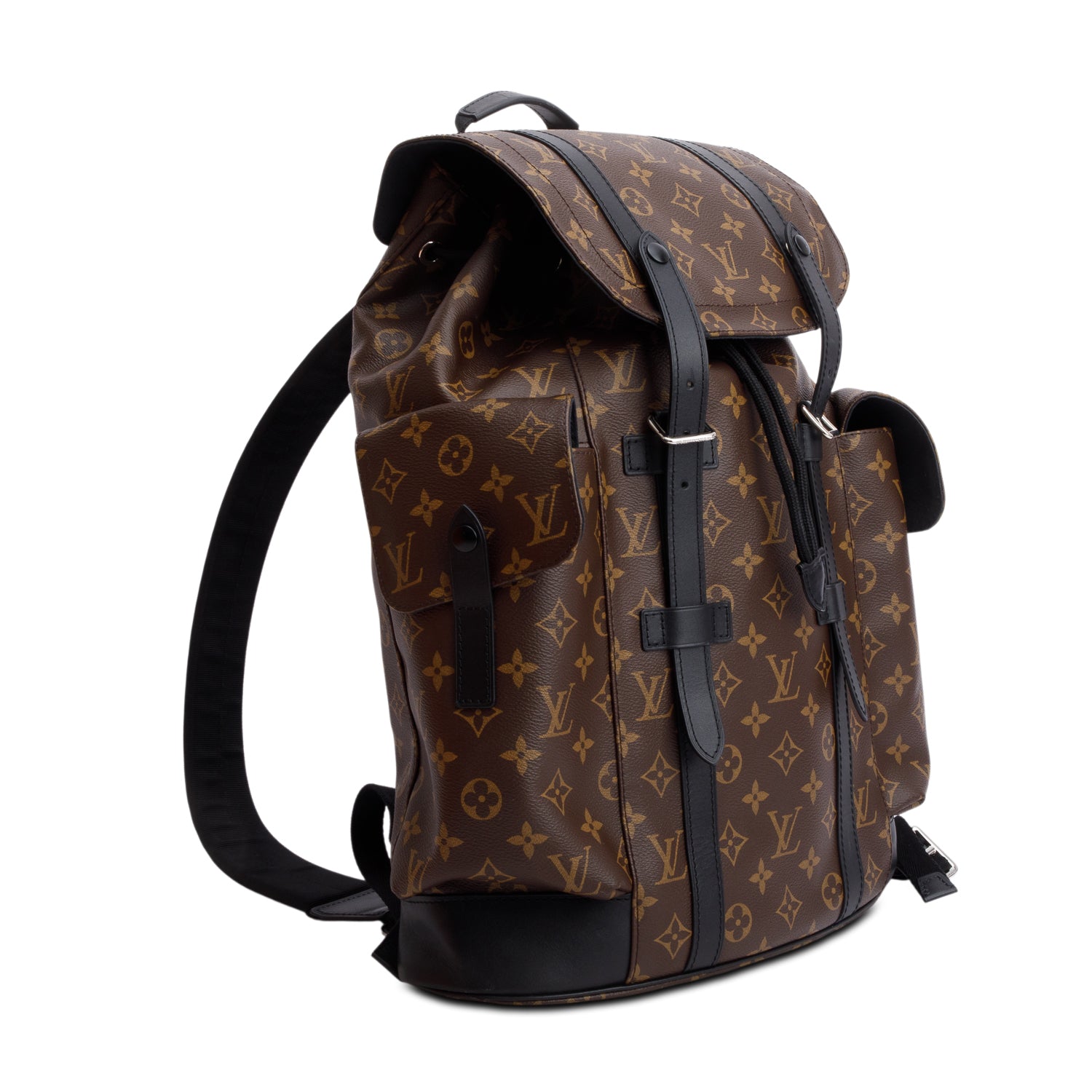 Louis Vuitton Monogram Macassar Christopher PM Backpack w/ Box