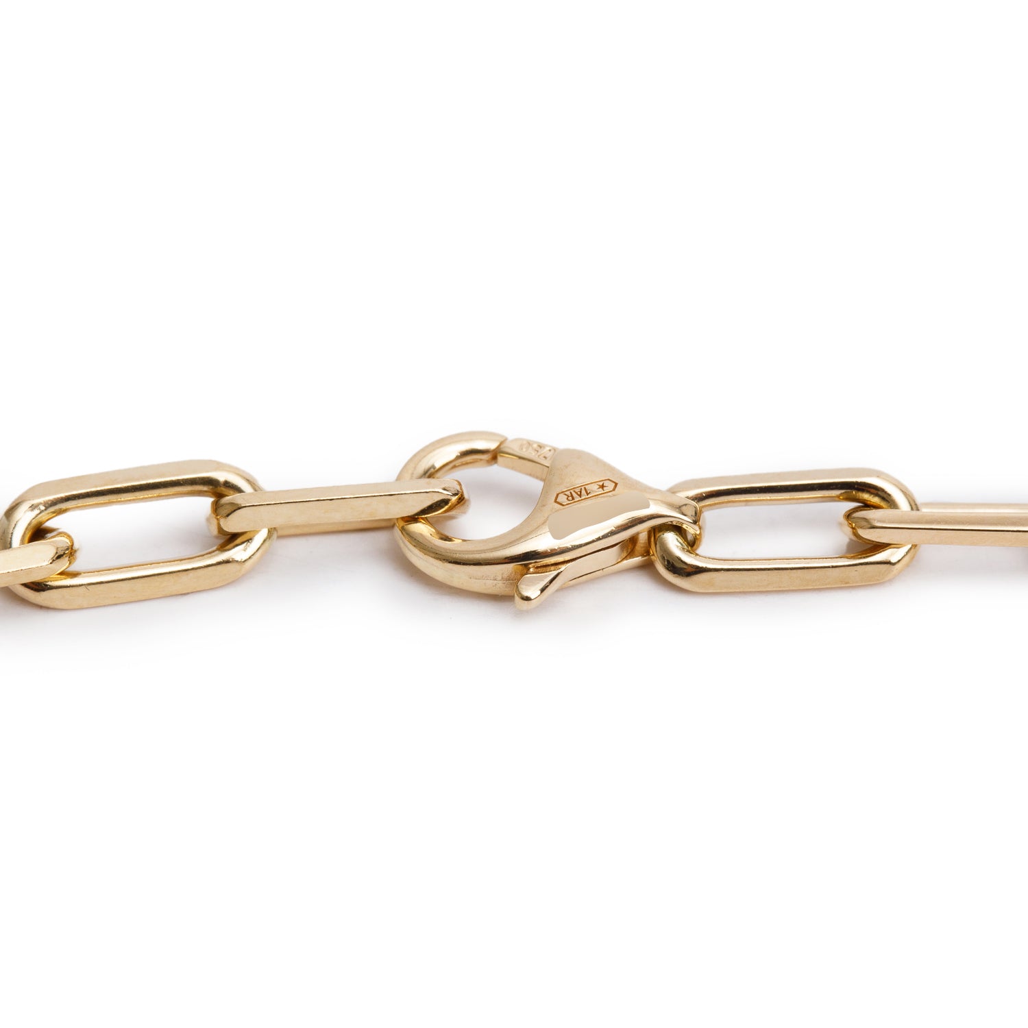 Cartier 2024 18k Yellow Gold Santos de Cartier Necklace, Chain, Small Model w/ Box & Certificate