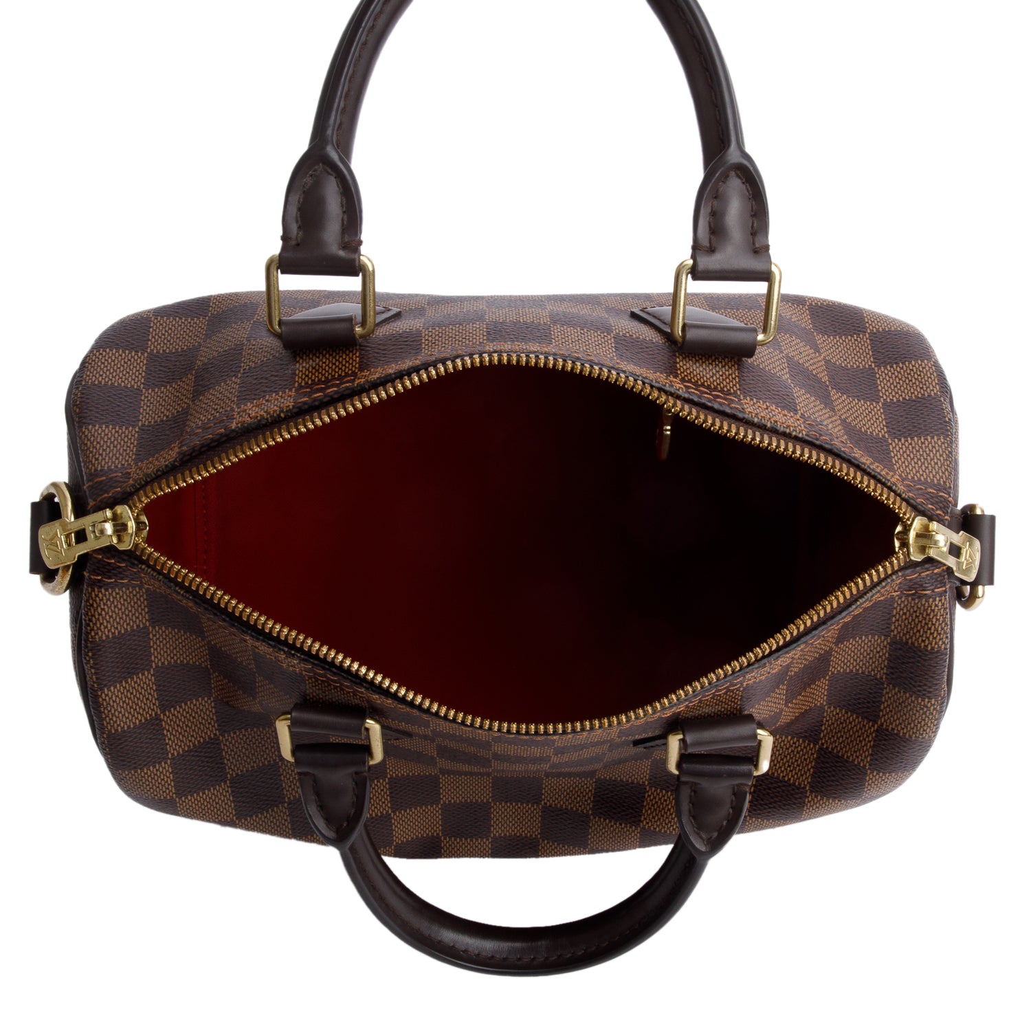 Louis Vuitton 2020 Damier Ebene Speedy Bandouliere 25 w/ Box & Strap