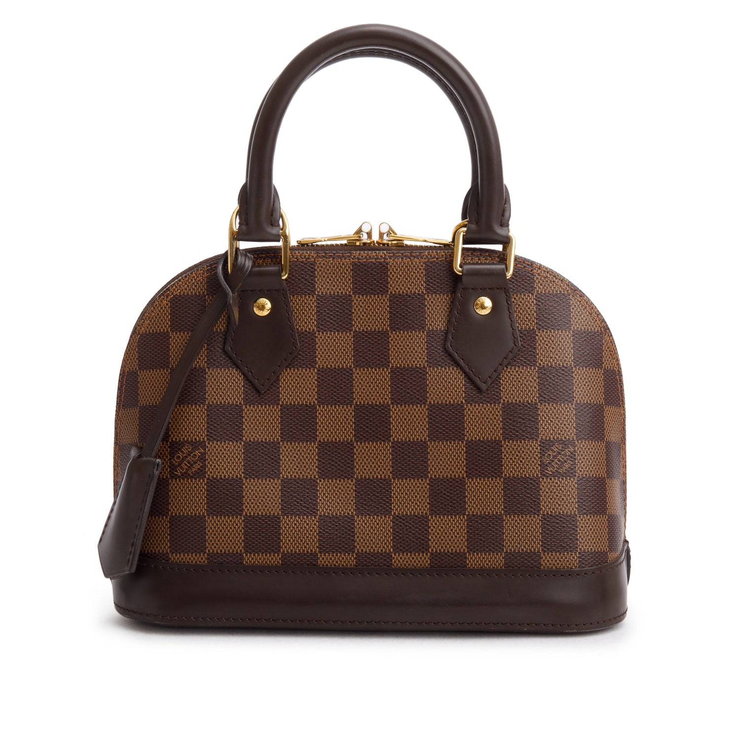 Louis Vuitton Damier Ebene Alma BB w/ Box & Strap