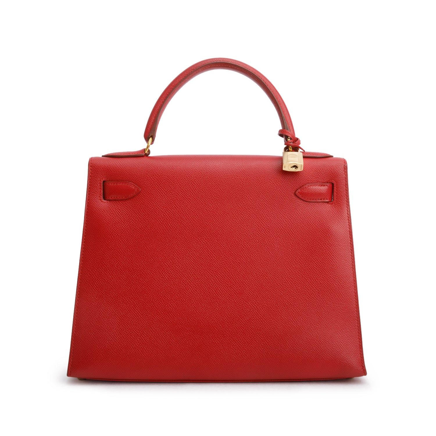 Hermes Vintage Rouge Grenat Epsom Kelly Sellier 28 w/ Strap