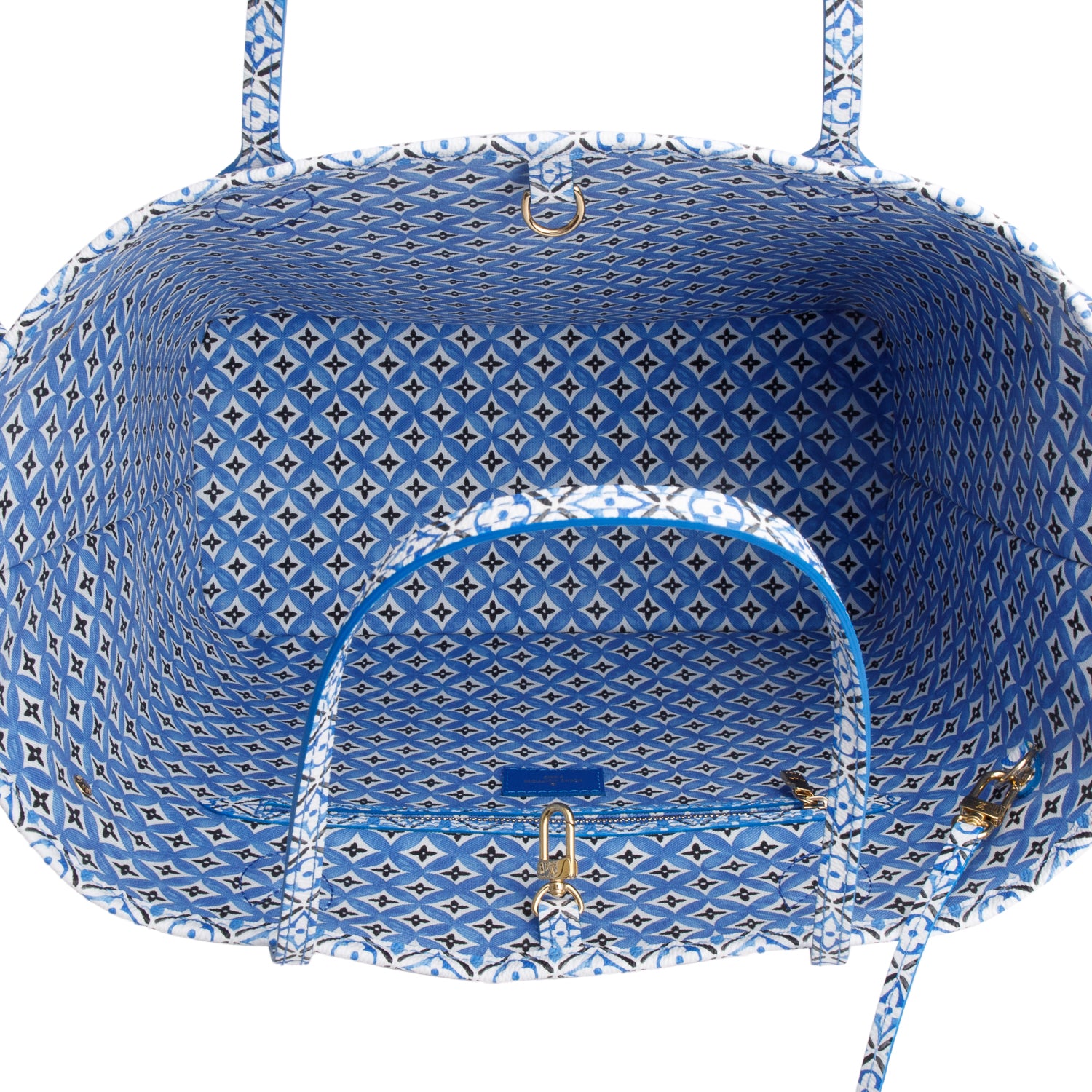 Louis Vuitton Blue Monogram Giant By The Pool 2.0 Neverfull MM w/ Box & Pouch