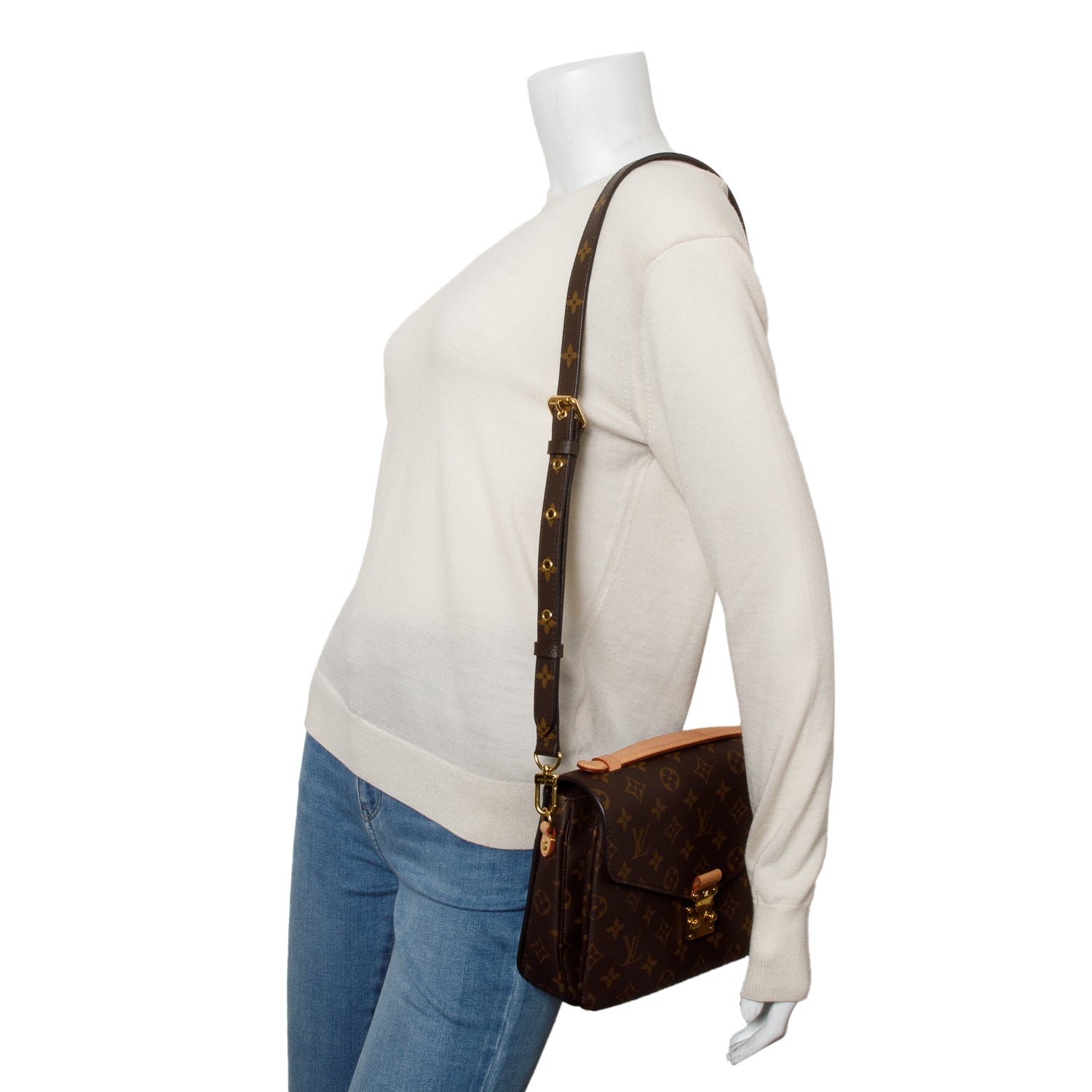 Louis Vuitton 2020 Monogram Pochette Metis w/ Strap, Box & Receipt