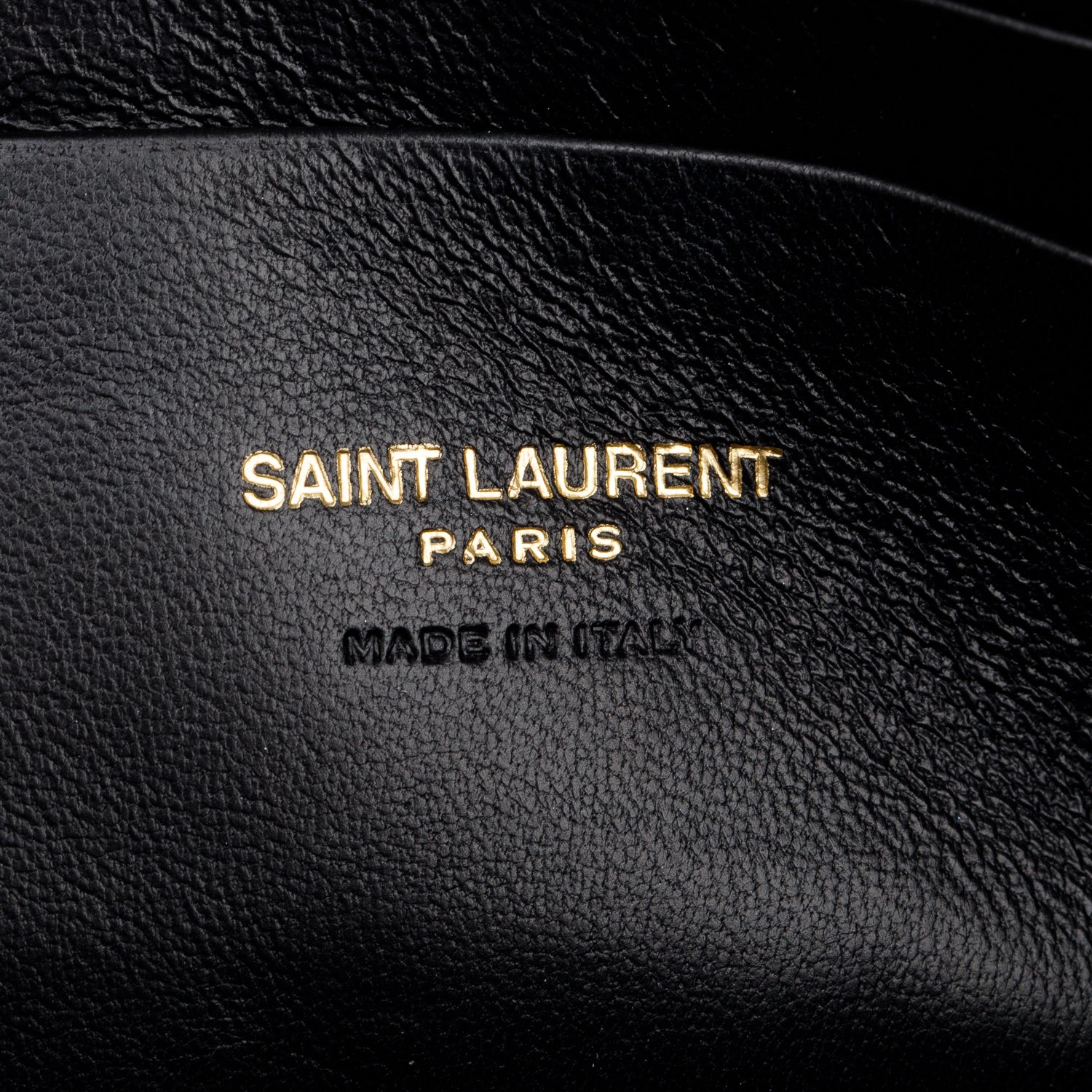 Saint Laurent 2022 Black Croc Embossed Patent Leather Mini Lou Camera Bag w/ Box