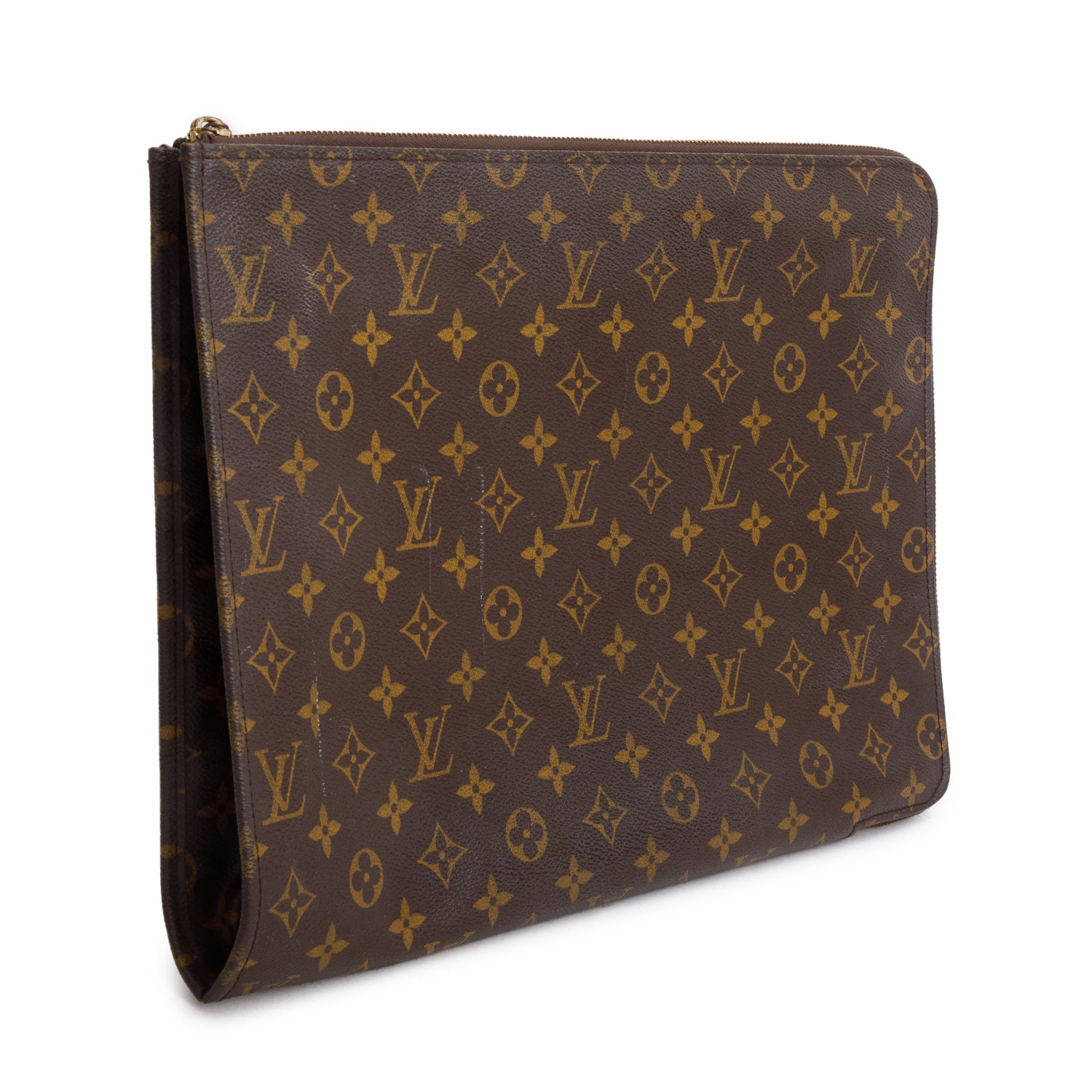 Louis Vuitton Monogram Poche Documents Portfolio Case w/ Box