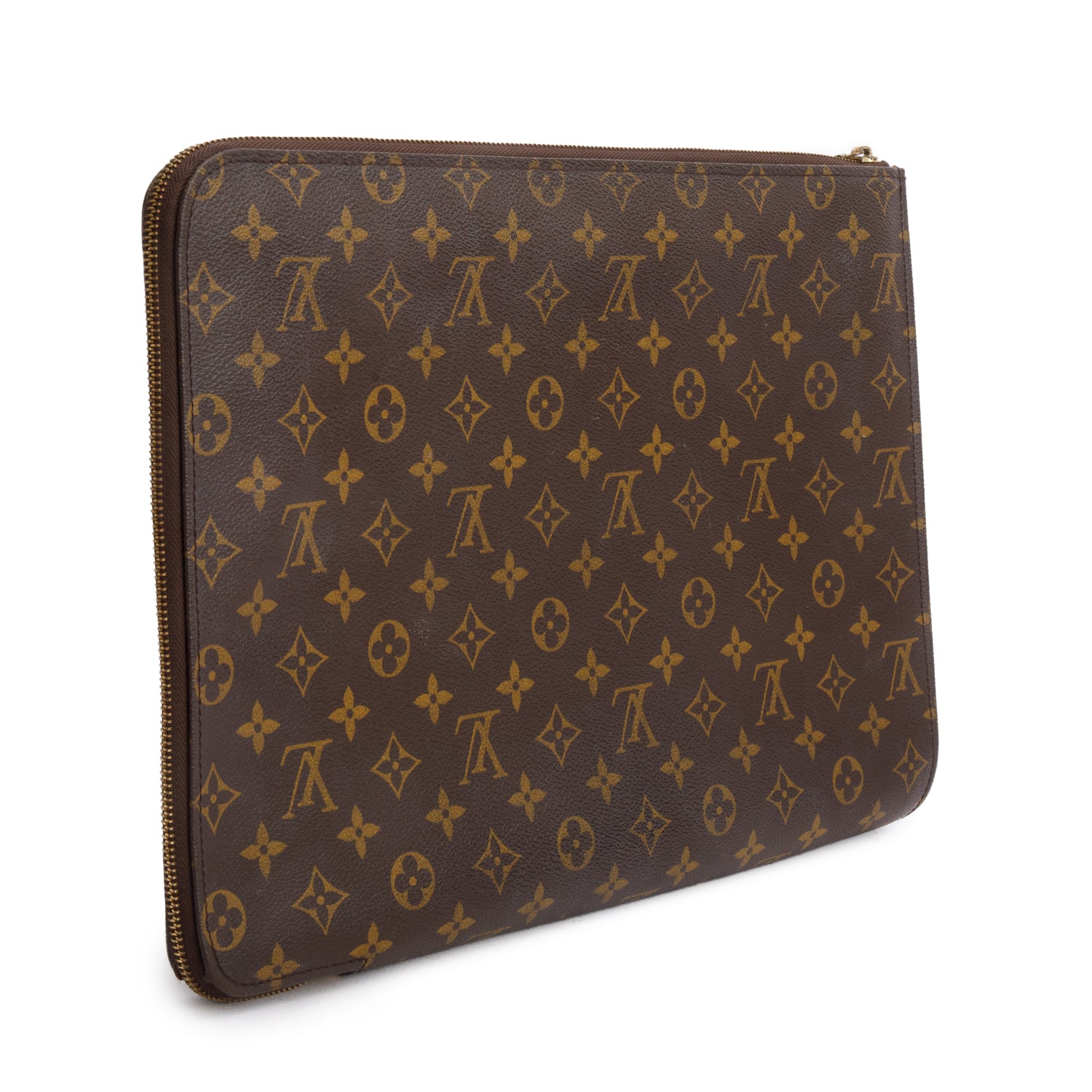 Louis Vuitton Monogram Poche Documents Portfolio Case w/ Box