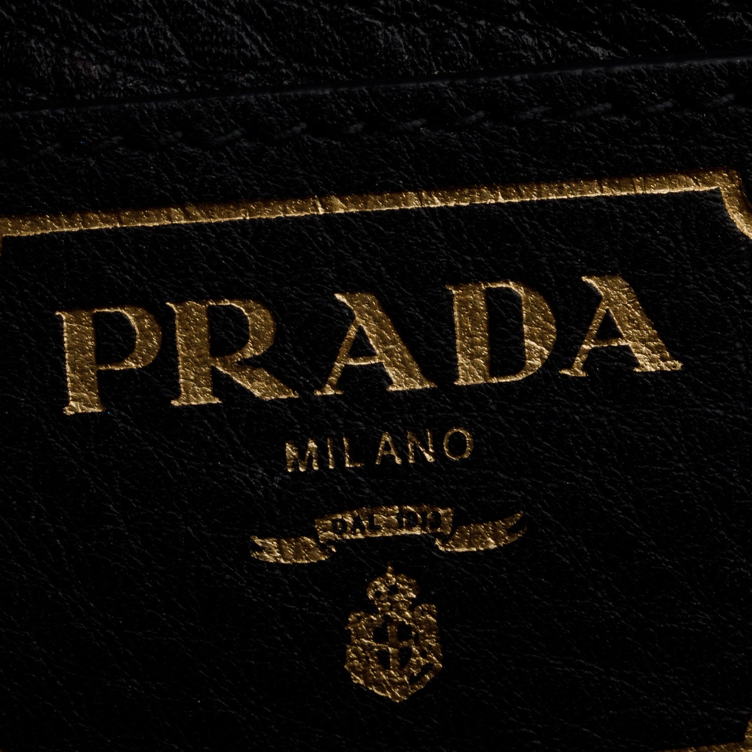 Prada Black Vitello Daino Convertible Bauletto w/ Authenticity Card & Strap