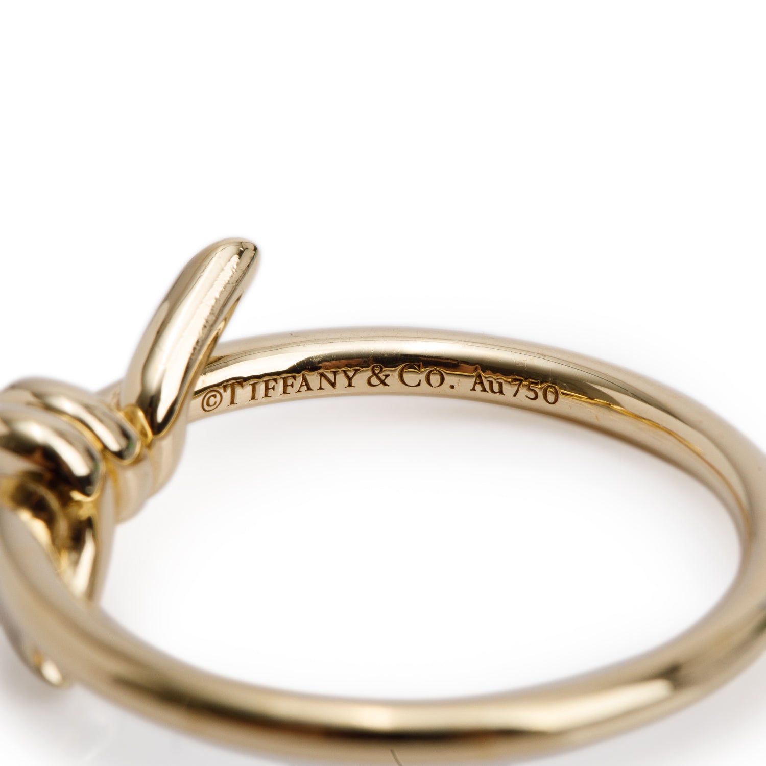 Tiffany & Co. 18k Yellow Gold Knot Ring, Size 6