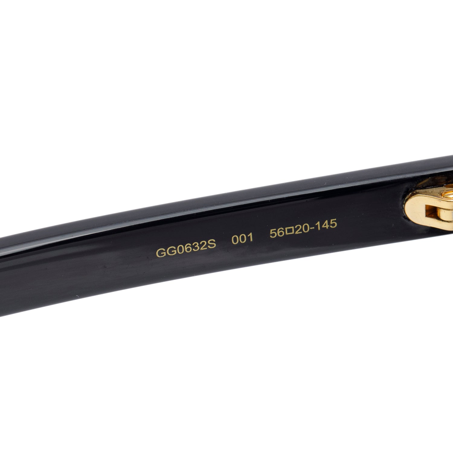 Gucci GG0632S Black Acetate Interlocking GG Oversize Square Sunglasses