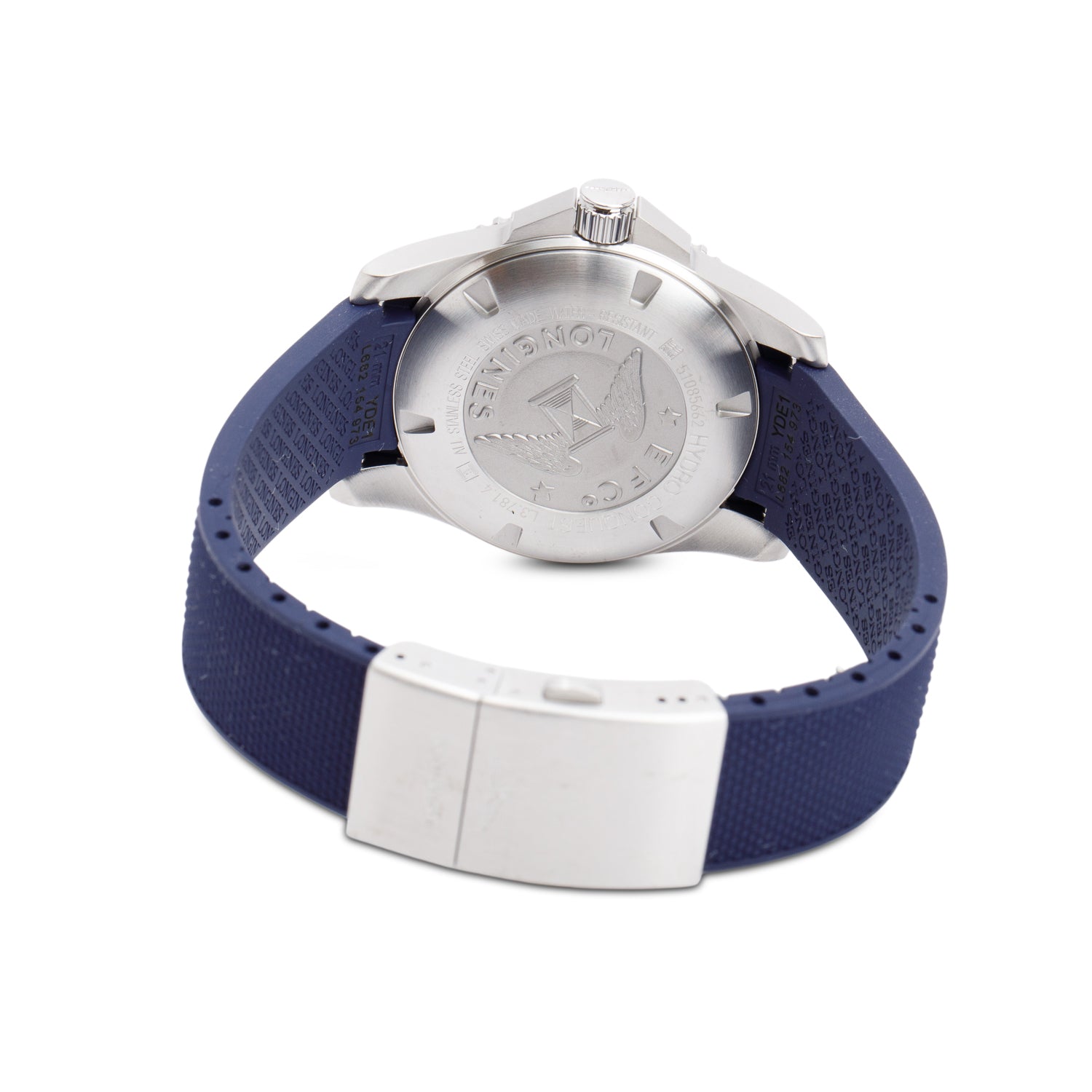Longines 2022 Stainless Steel & Blue Ceramic HydroConquest 41 MM Automatic Watch Blue Dial w/ Box & Papers
