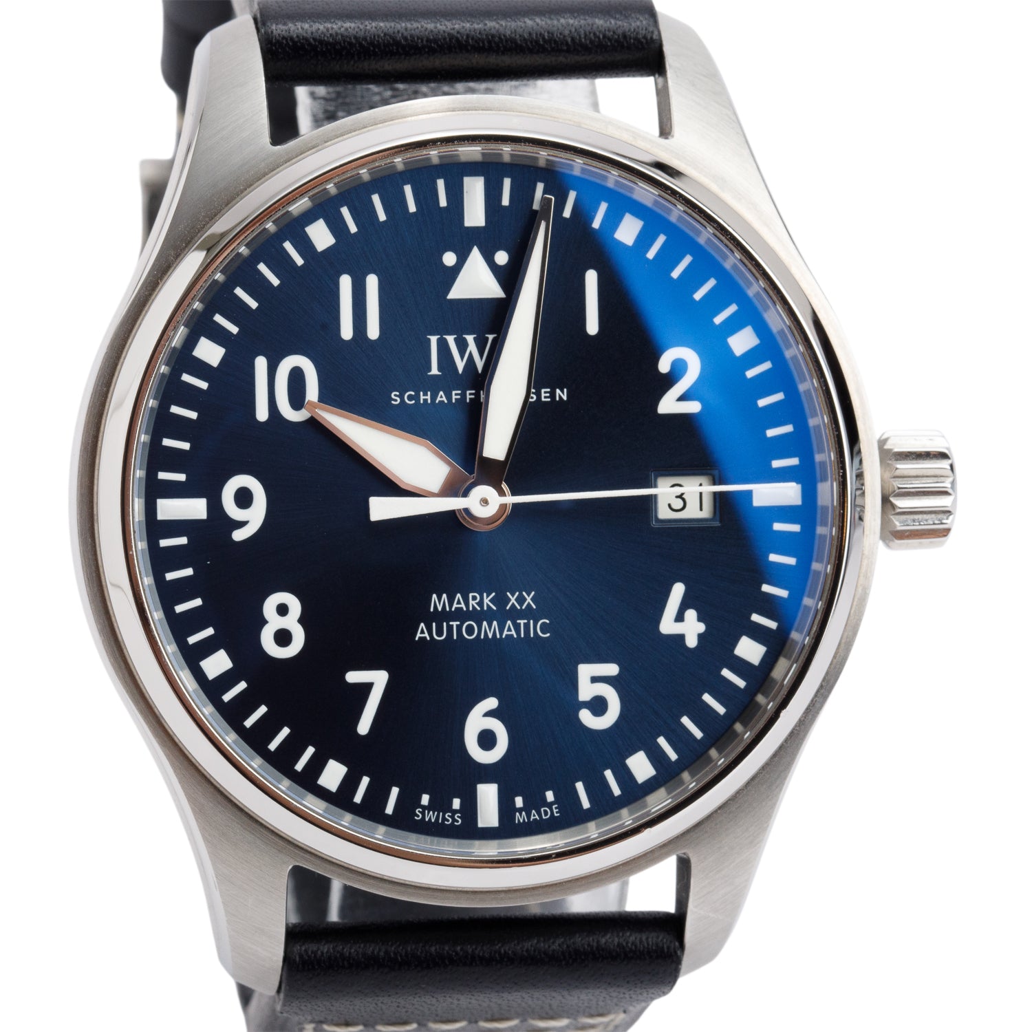 IWC 2023 Stainless Steel Classic Pilot Mark XX 40MM Automatic Watch IW328203 w/ Box & Papers