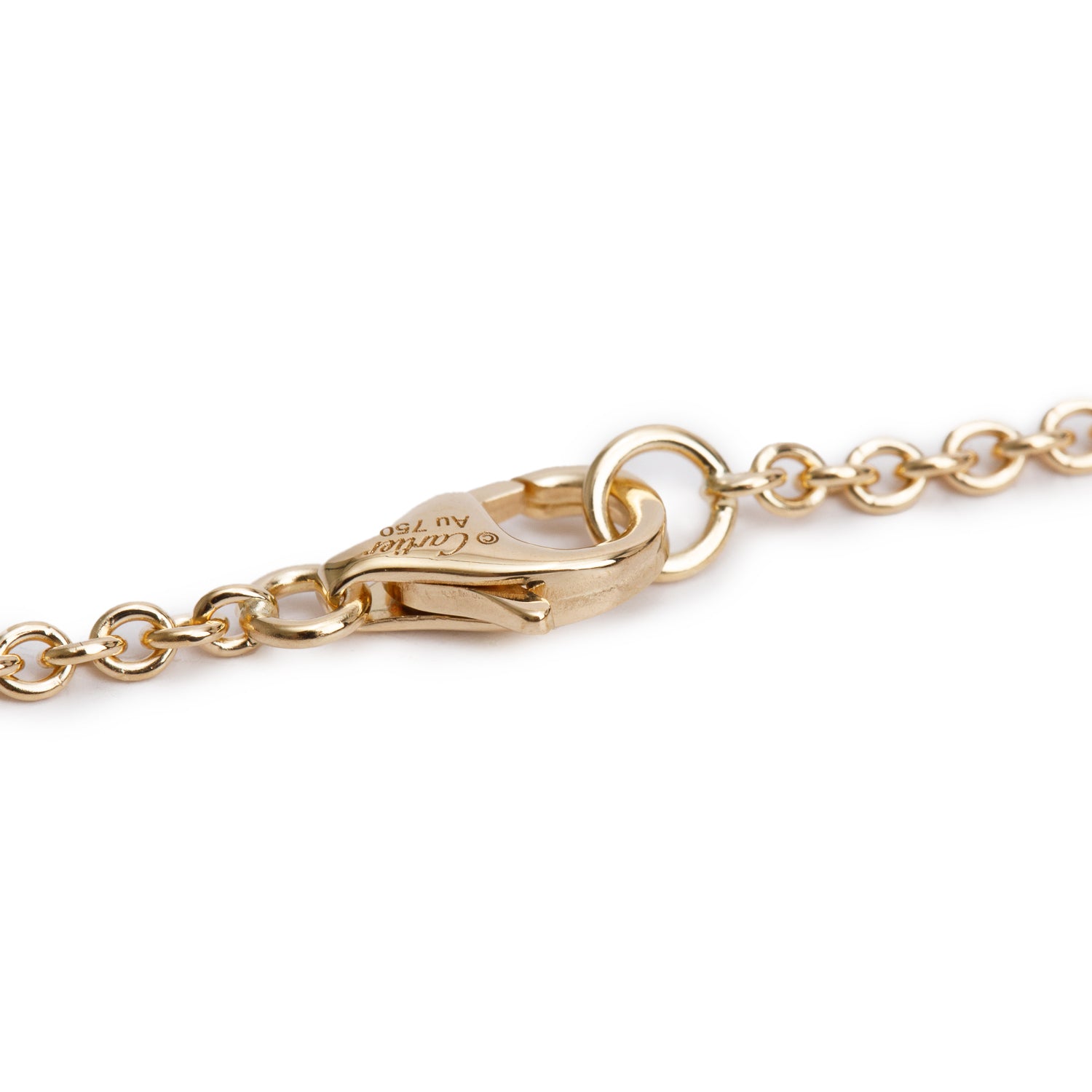 Cartier 2024 18k Yellow Gold Love Necklace w/ Box & Certificate