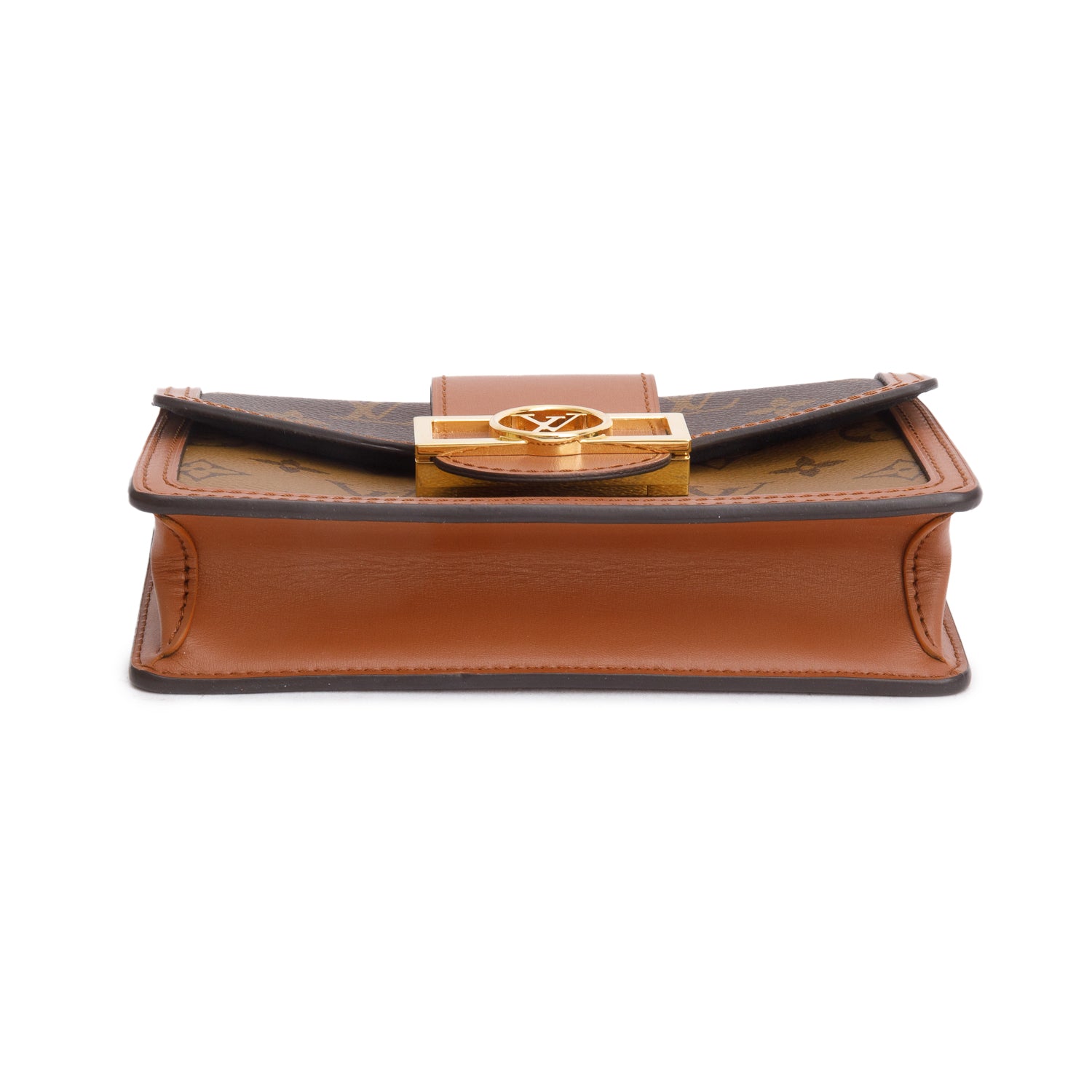 Louis Vuitton Reverse Monogram Dauphine Chain Wallet w/ Box