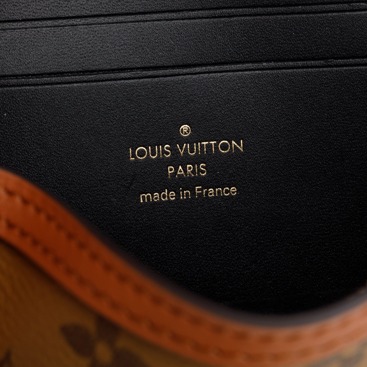 Louis Vuitton Reverse Monogram Dauphine Chain Wallet w/ Box
