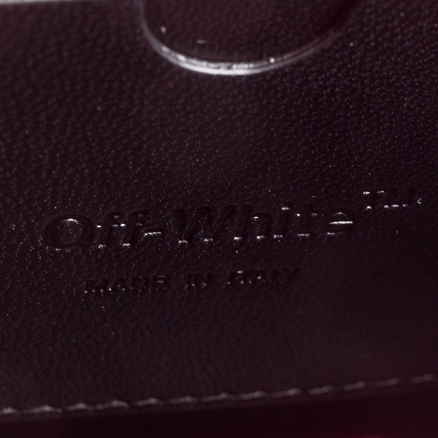 Off-White Fuschia Calfskin Jitney 1.4 Virgil Abloh Shoulder bag w/ Strap