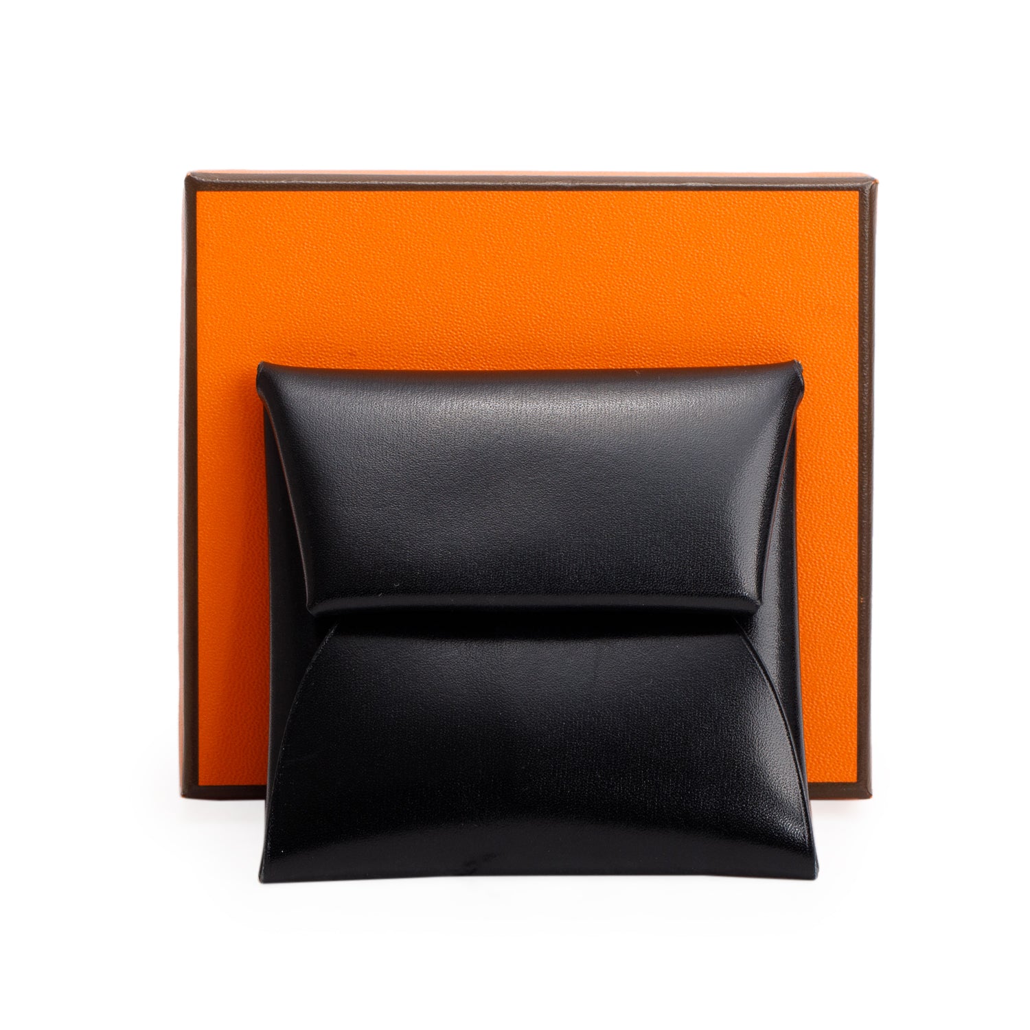 Hermes Noir Box Bastia Coin Pouch w/ Box & Receipt