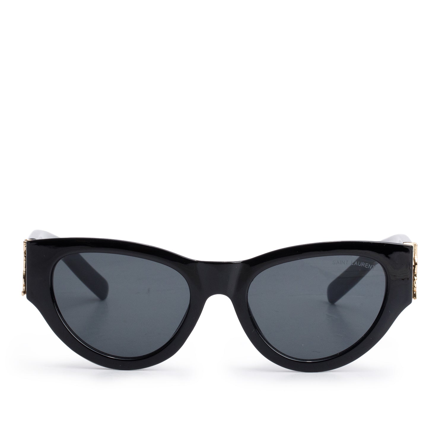 Saint Laurent SLM94/F Black Acetate Cat Eye Sunglasses w/ Box & Case