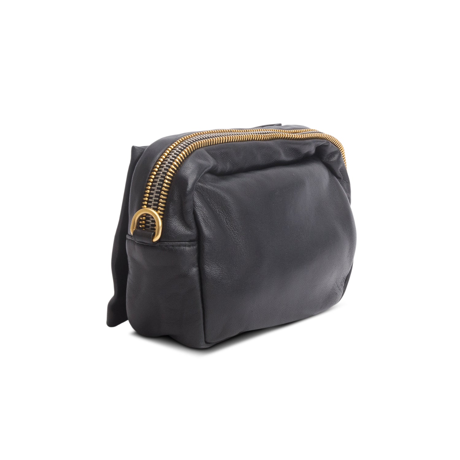 Prada Black Nappa Fiocco Bow Crossbody Clutch w/ Authenticity Card