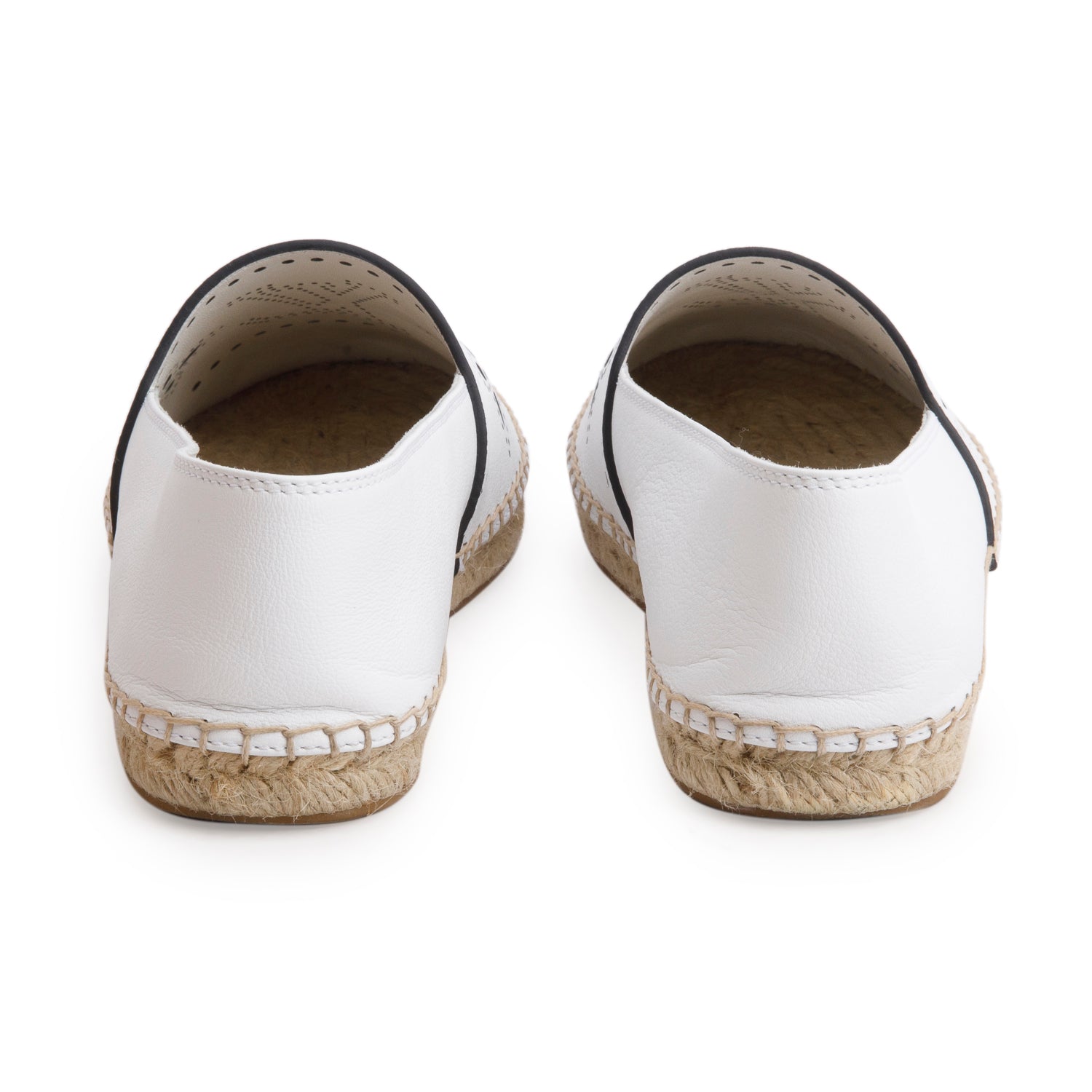 Louis Vuitton 2021 White Leather Starboard Espadrille, Size 39 w/ Box