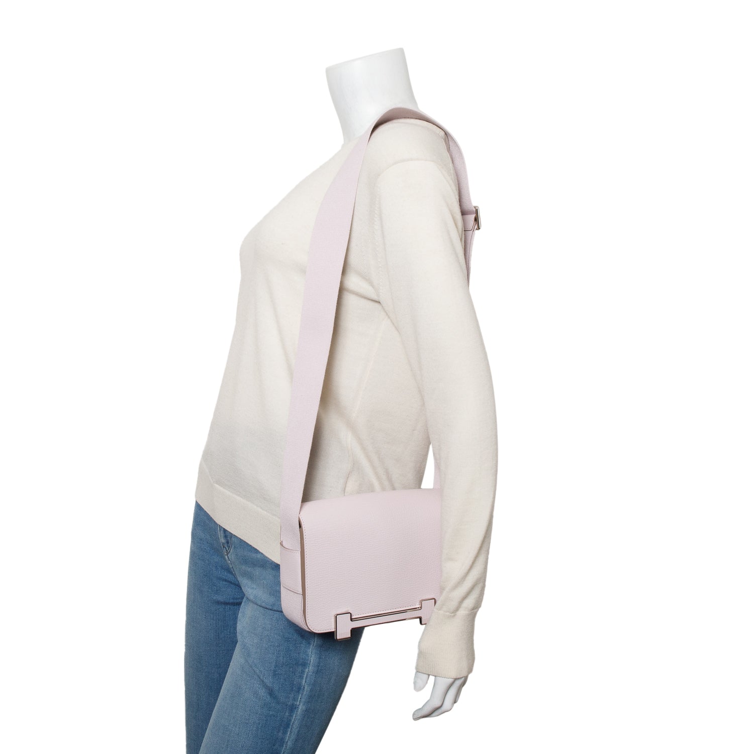 Hermes 2023 Mauve Pale Kraft Verso Evercolor Geta