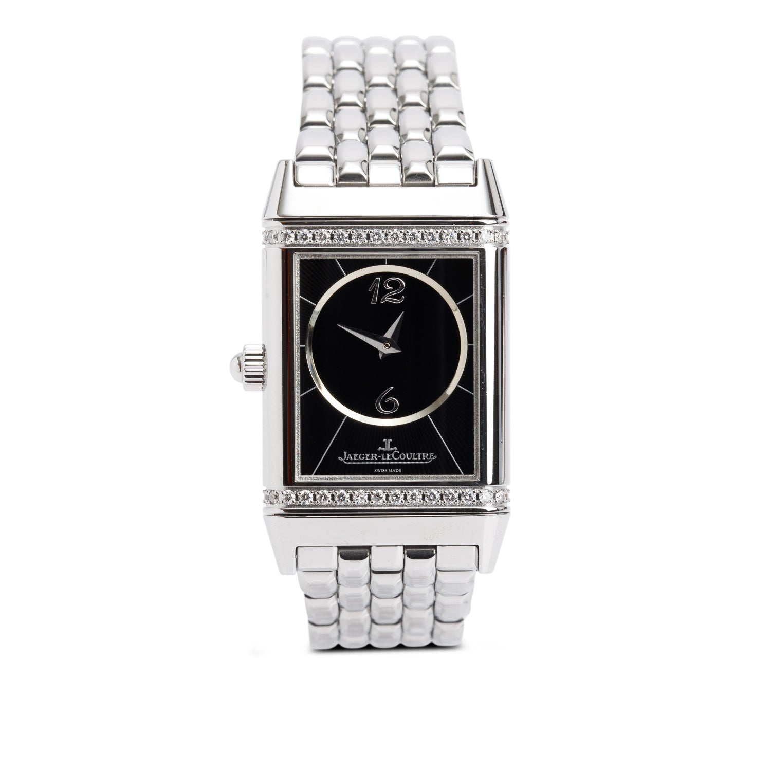 Jaeger LeCoultre Stainless Steel Reverso Duetto Manual Watch