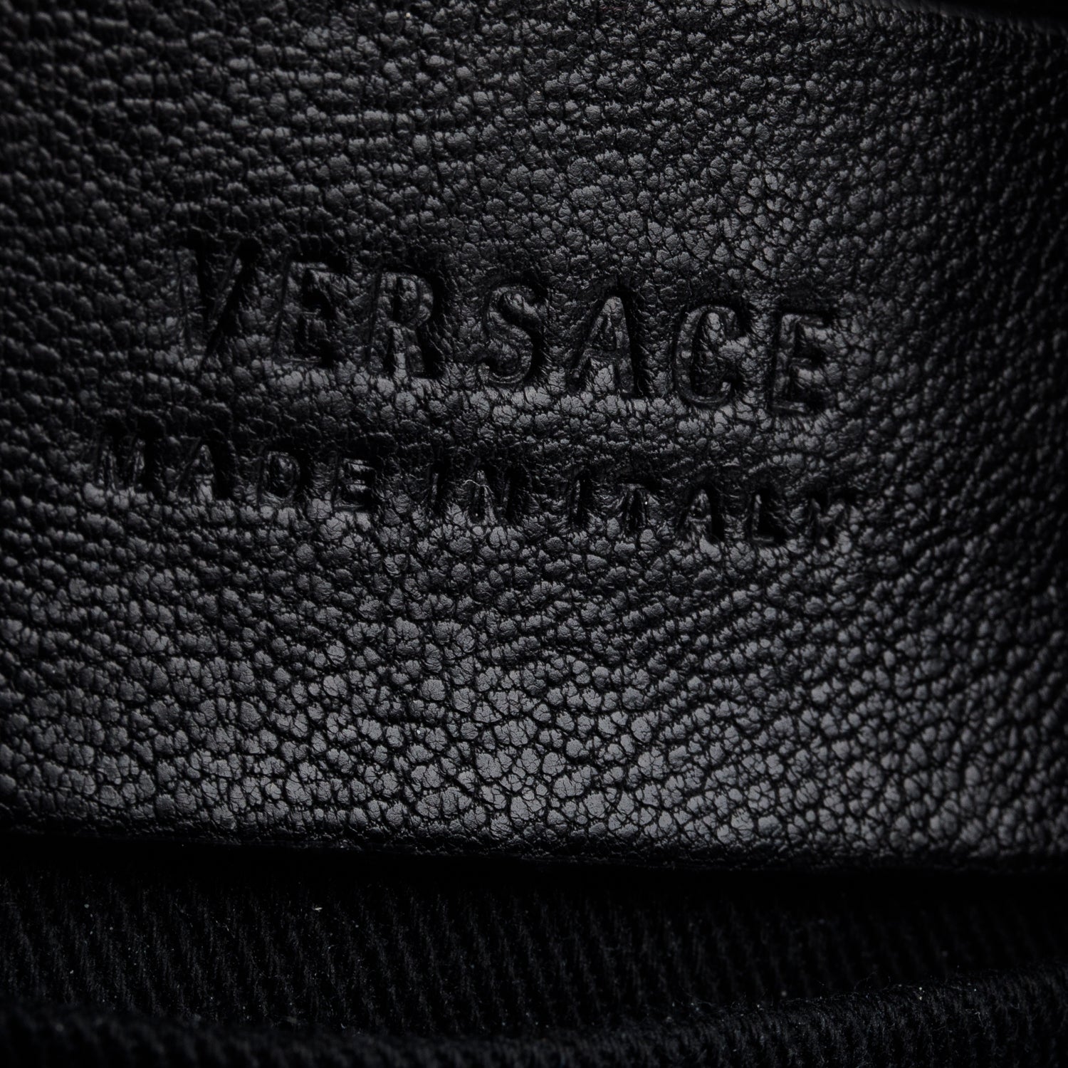 Versace Black Quilted La Medusa Crossbody Bag
