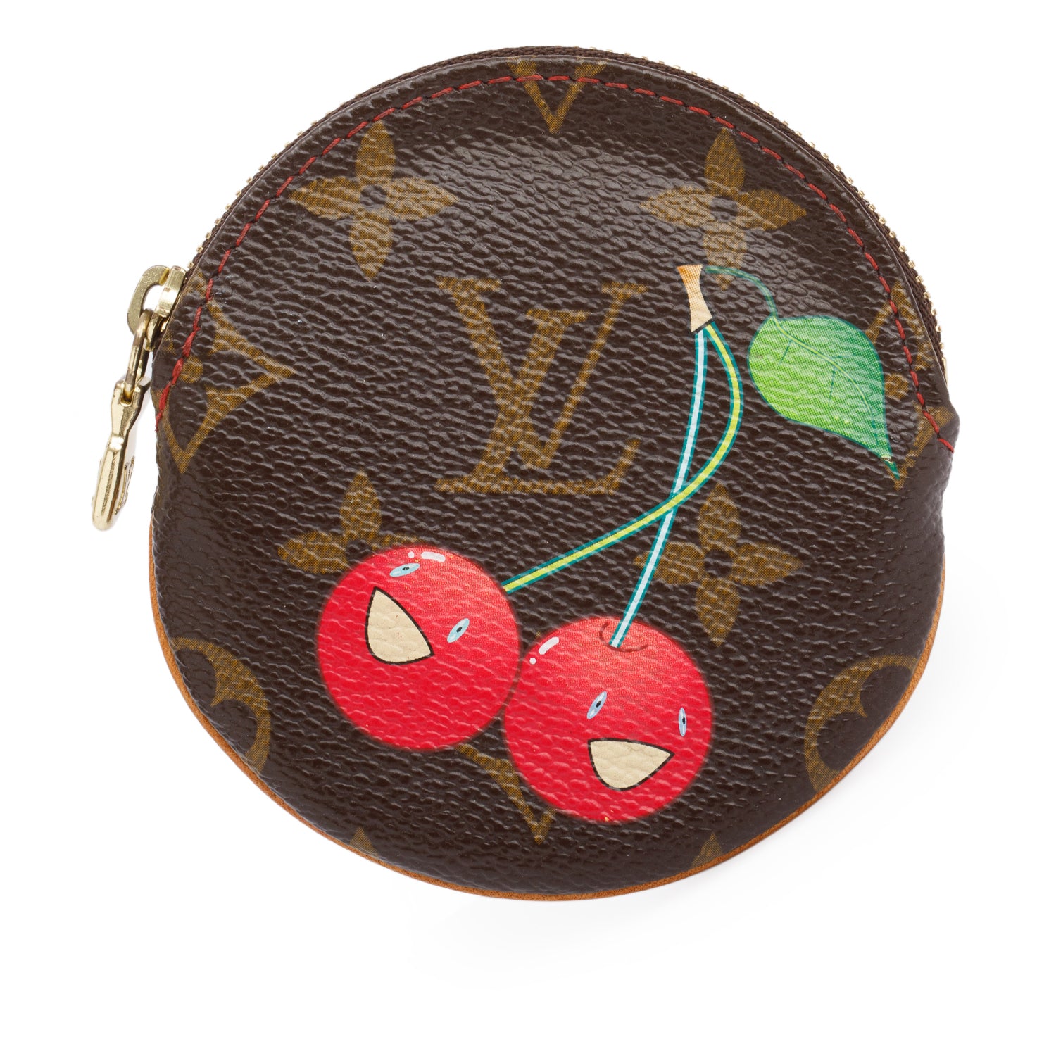 Louis Vuitton Monogram Cerises Round Coin Purse