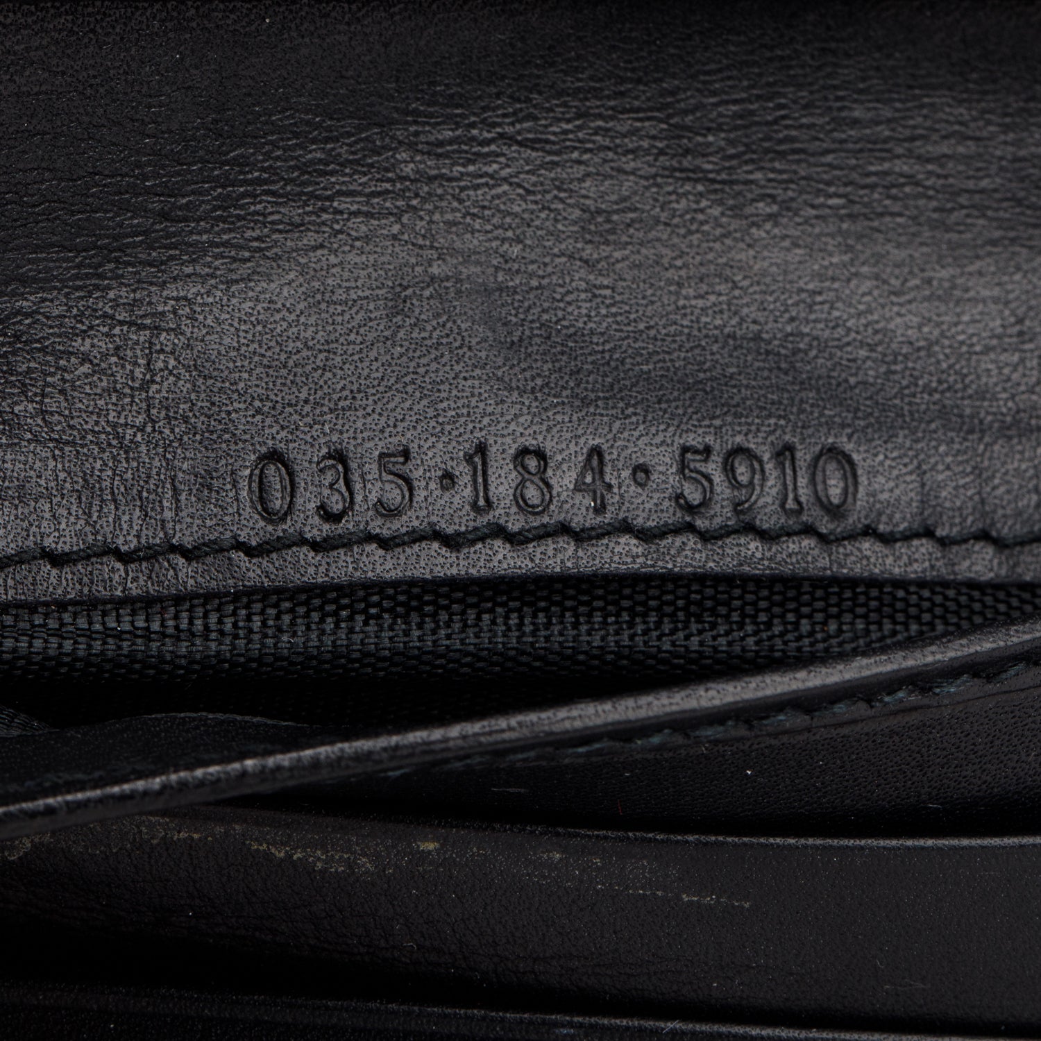 Gucci Vintage Black Monogram GG Compact Wallet