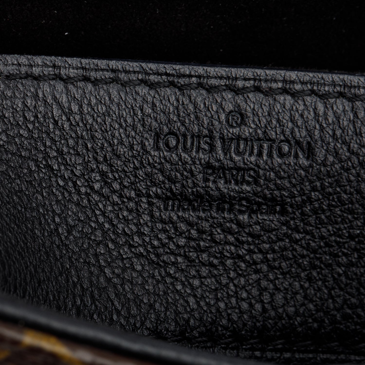 Louis Vuitton Black Monogram Pallas Chain Bag w/ Box